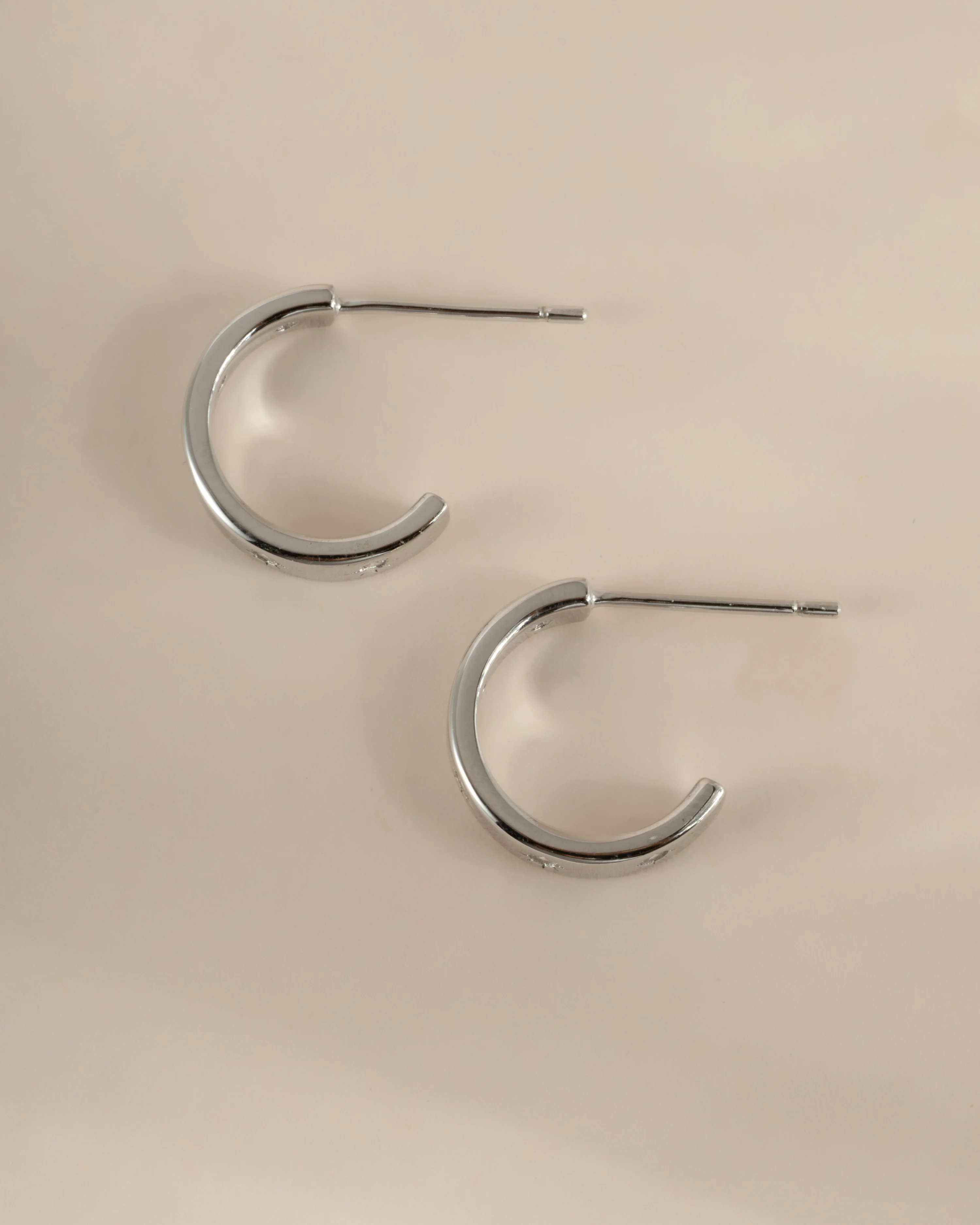Star Studded Hoop Earrings - Image 7