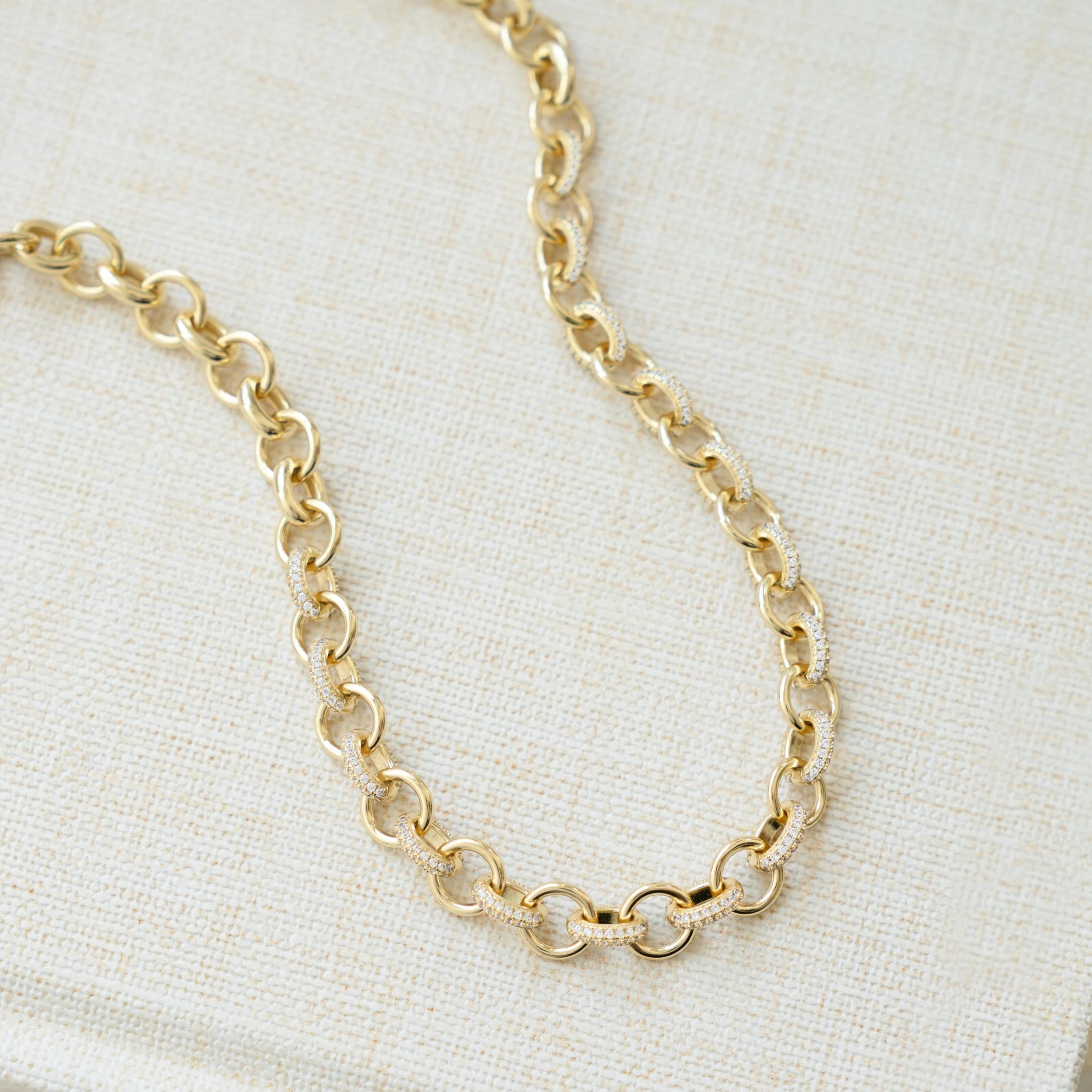 Statement Pavé Necklace - Image 5