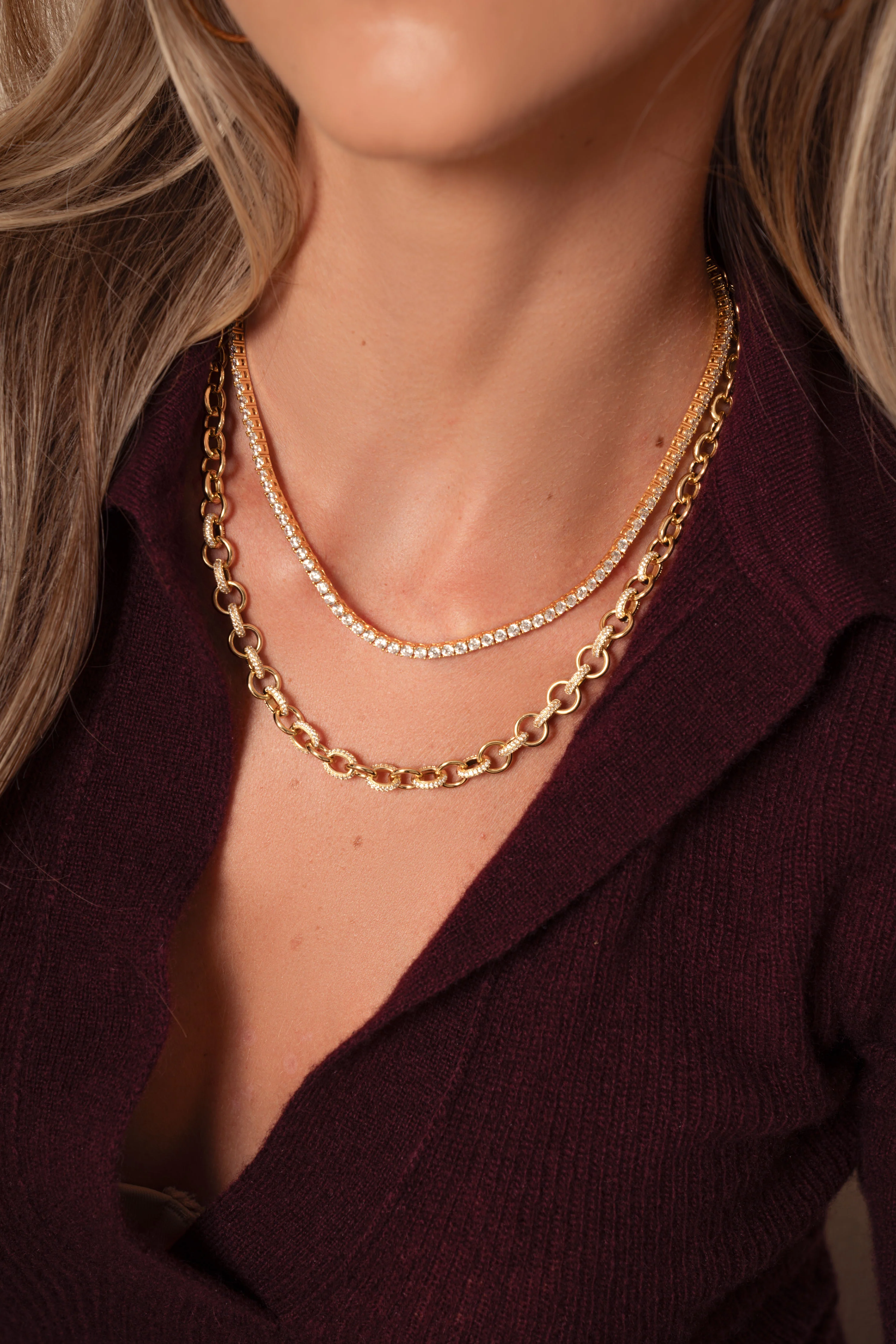 Statement Pavé Necklace - Image 6