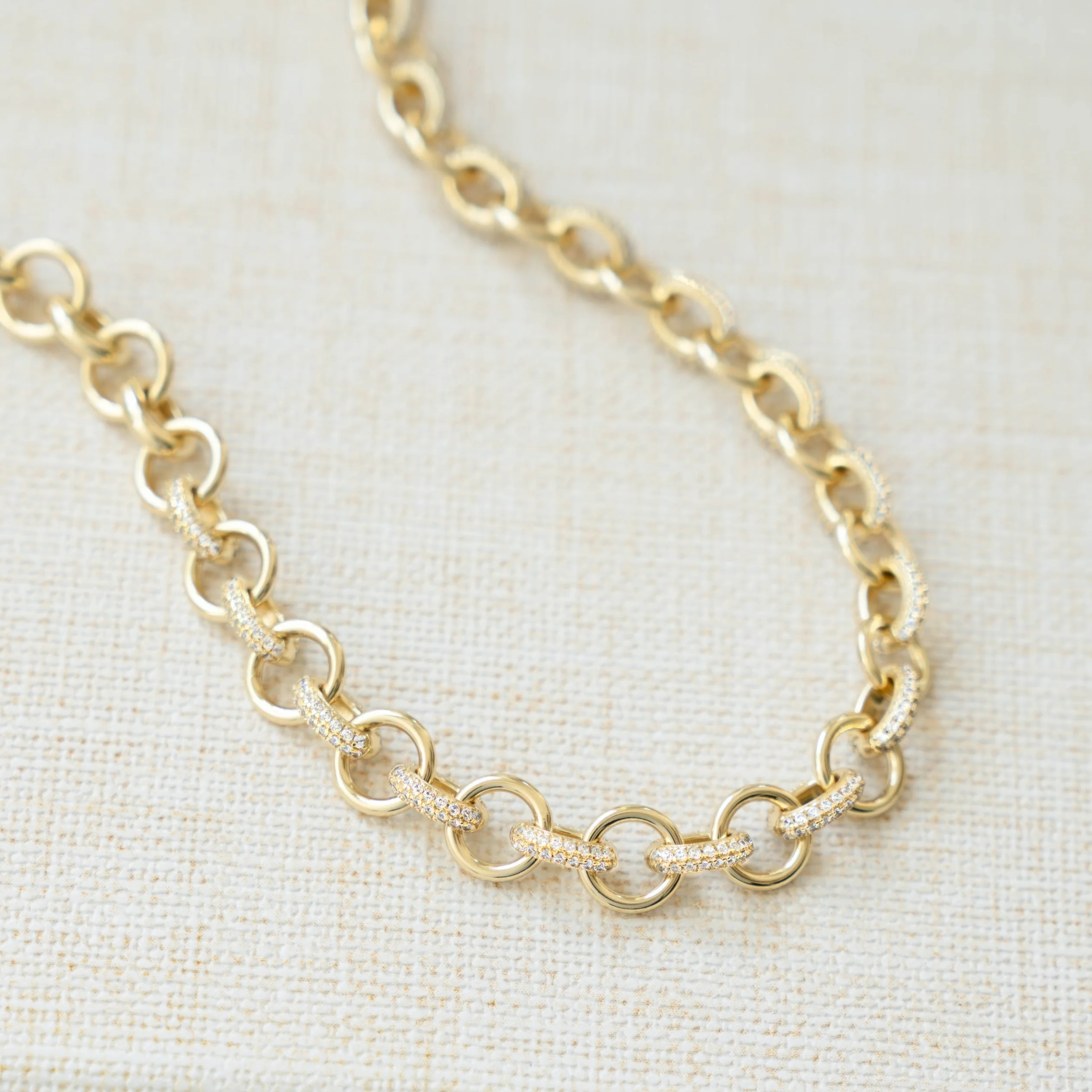 Statement Pavé Necklace - Image 7