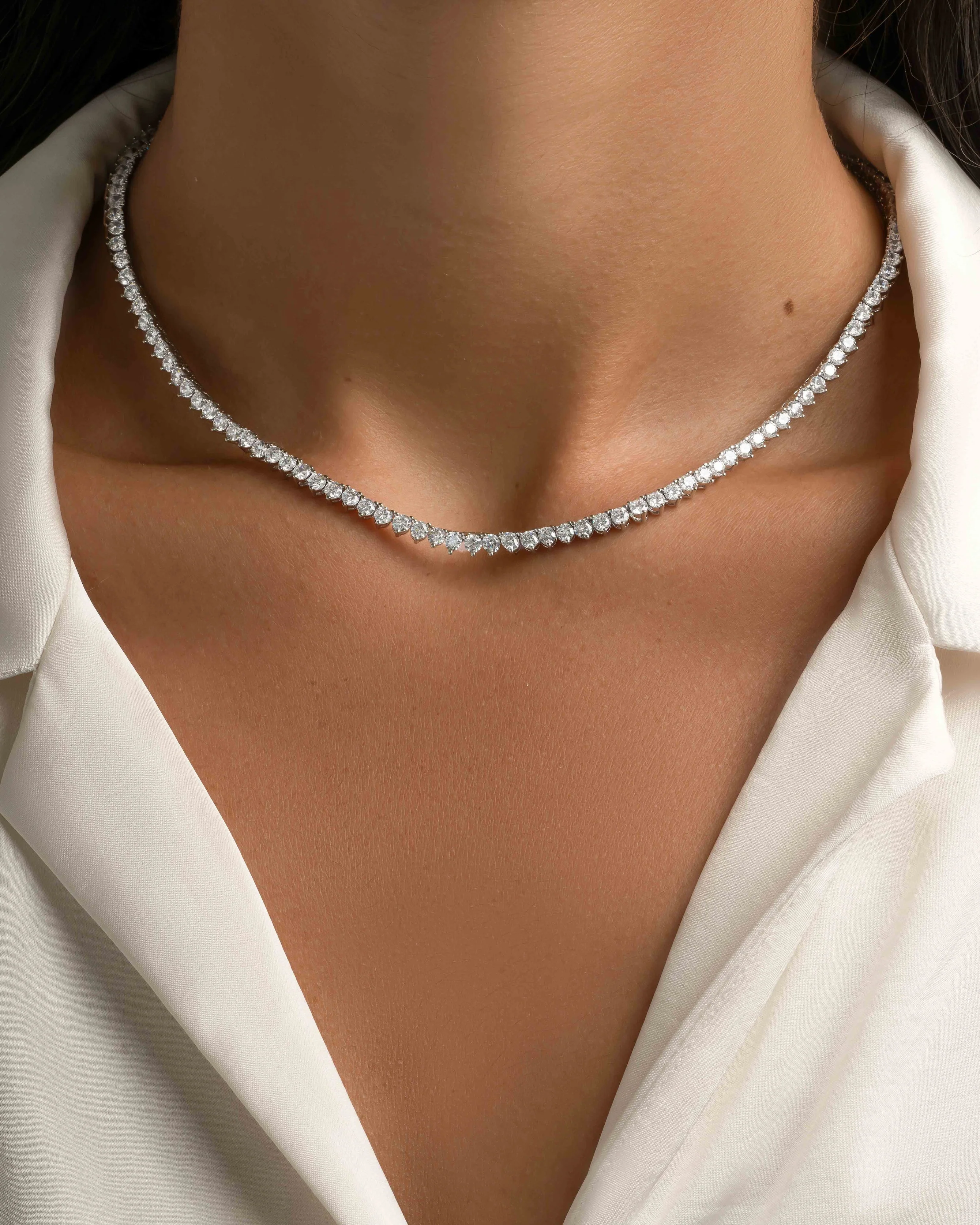 Stella Tennis Necklace - Image 4