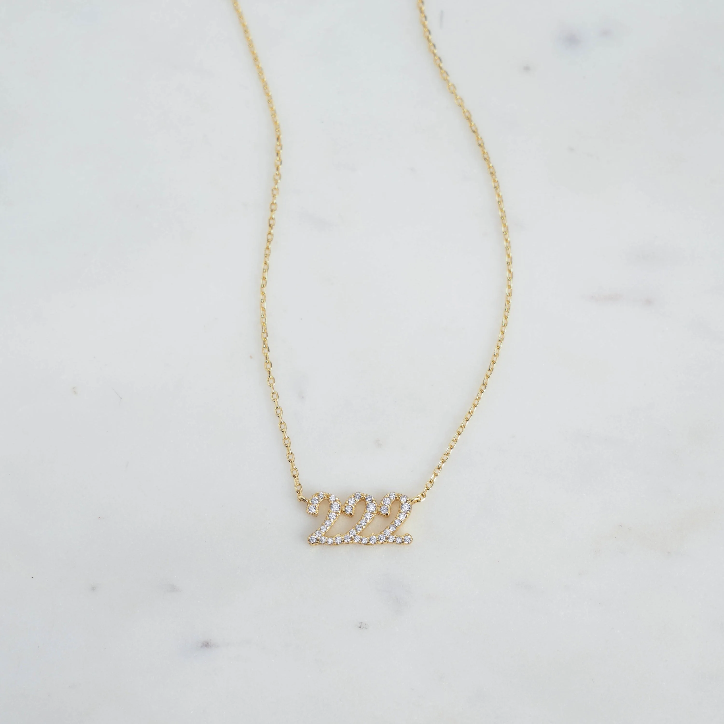 Studded 222 Necklace - Image 7