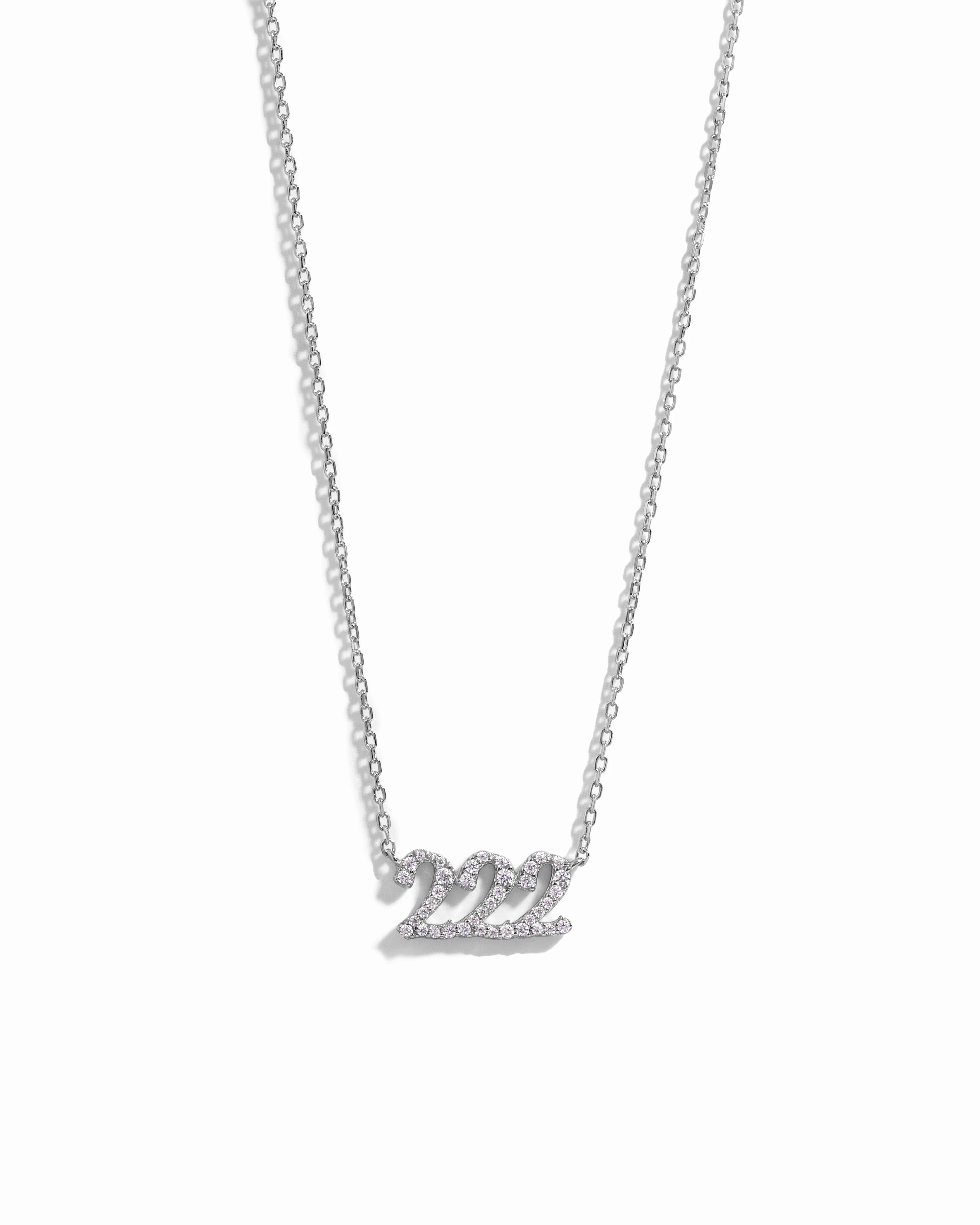 Studded 222 Necklace - Image 8