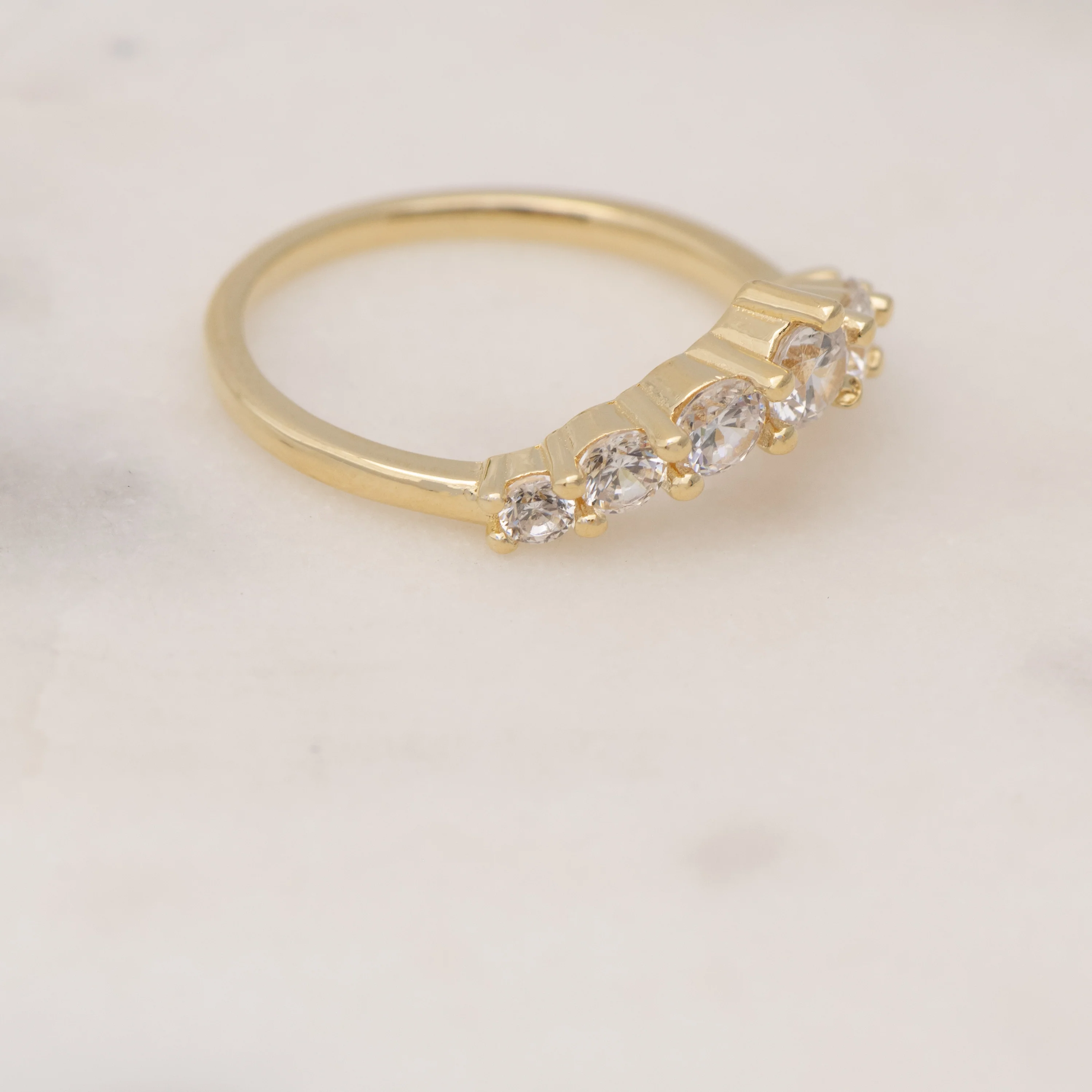 Studded Chevron Ring - Image 4