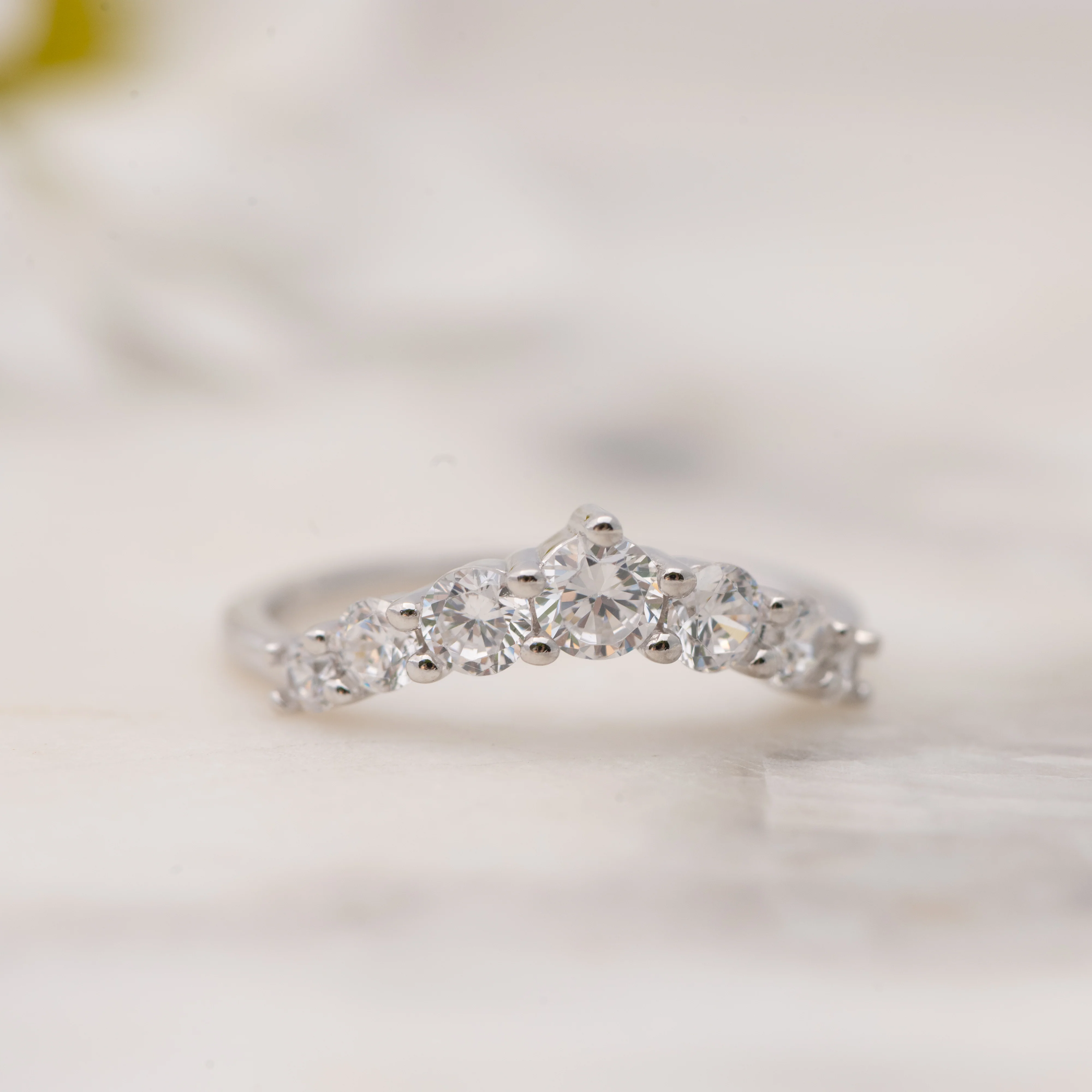 Studded Chevron Ring - Image 5
