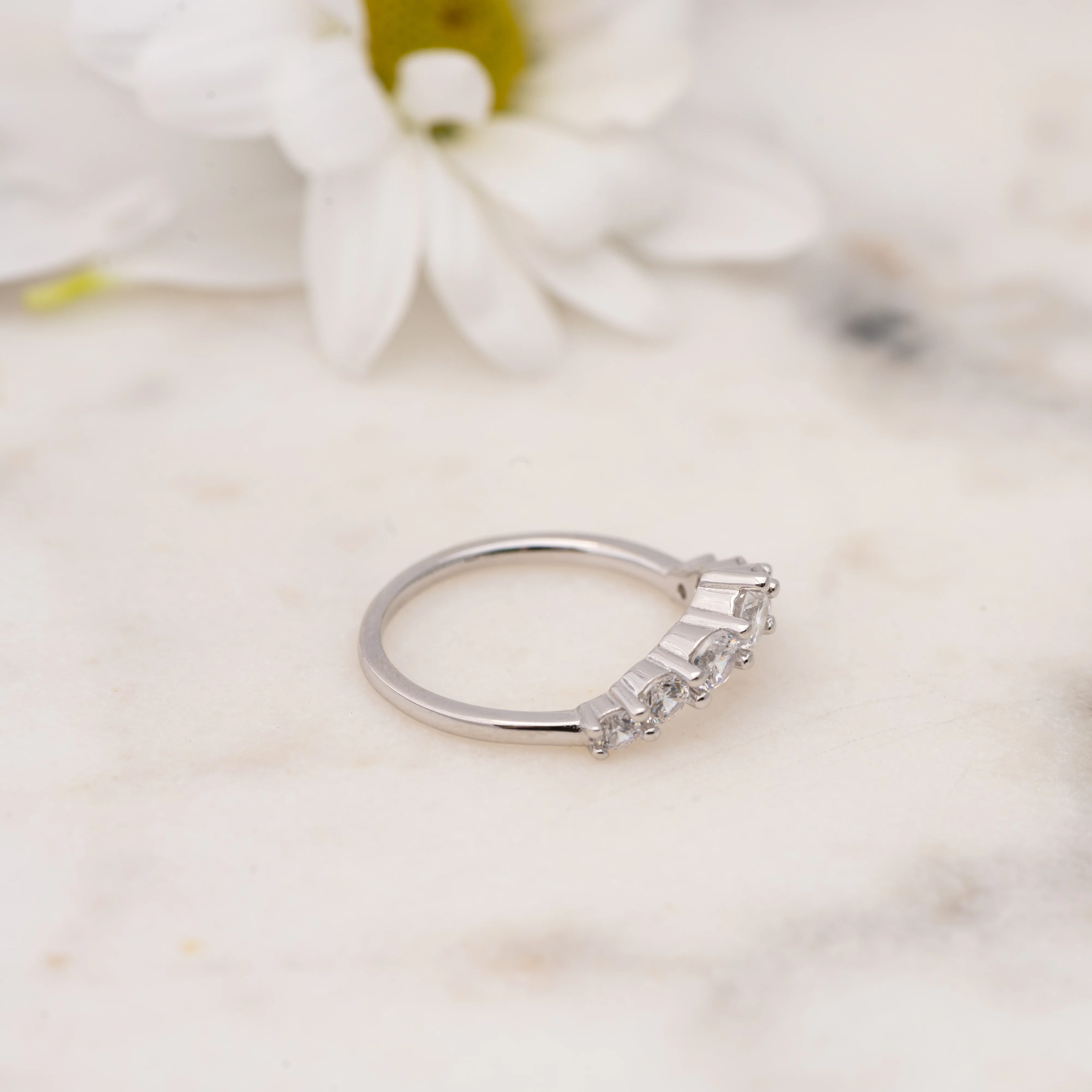 Studded Chevron Ring - Image 6