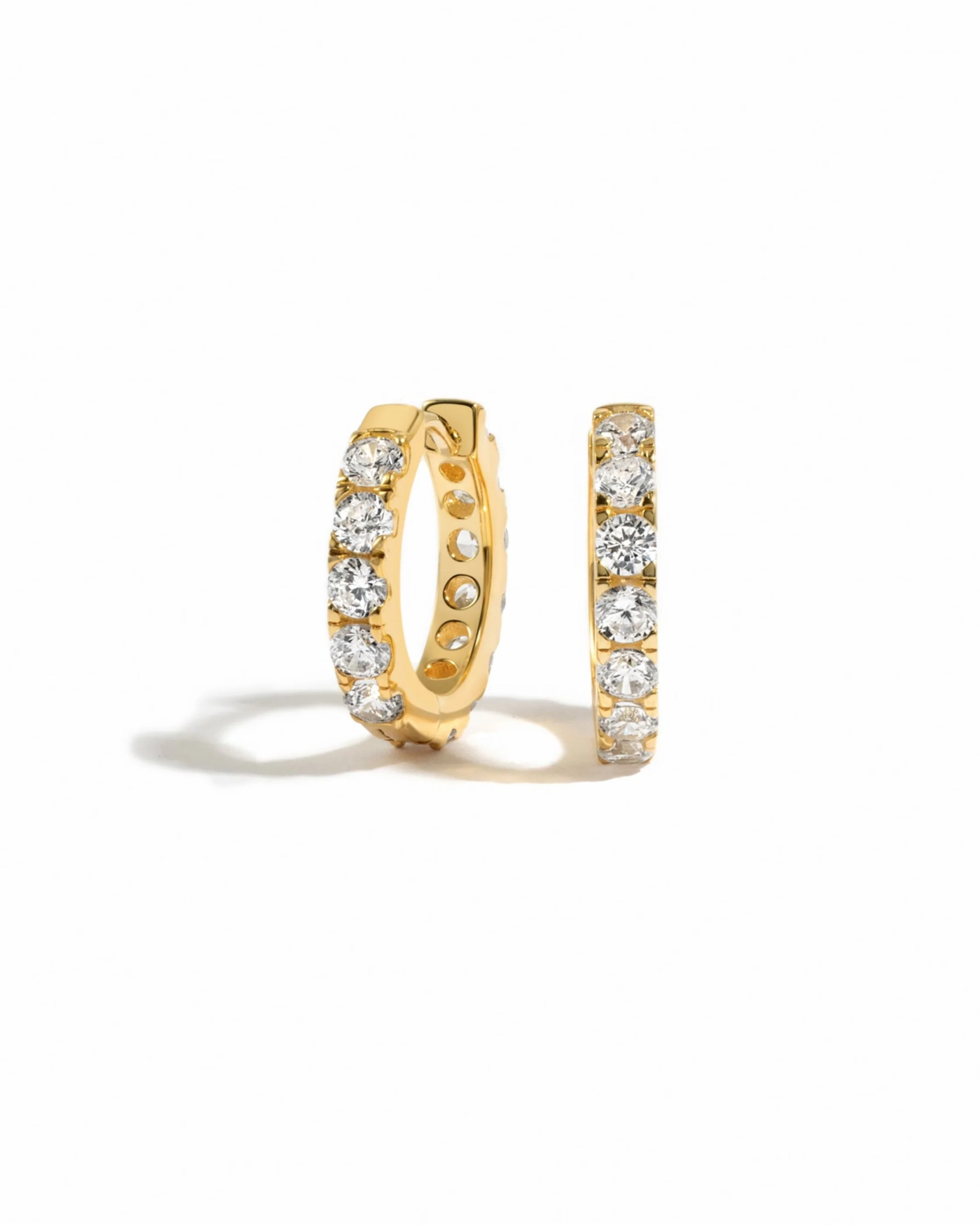 Studded Hoop Earrings