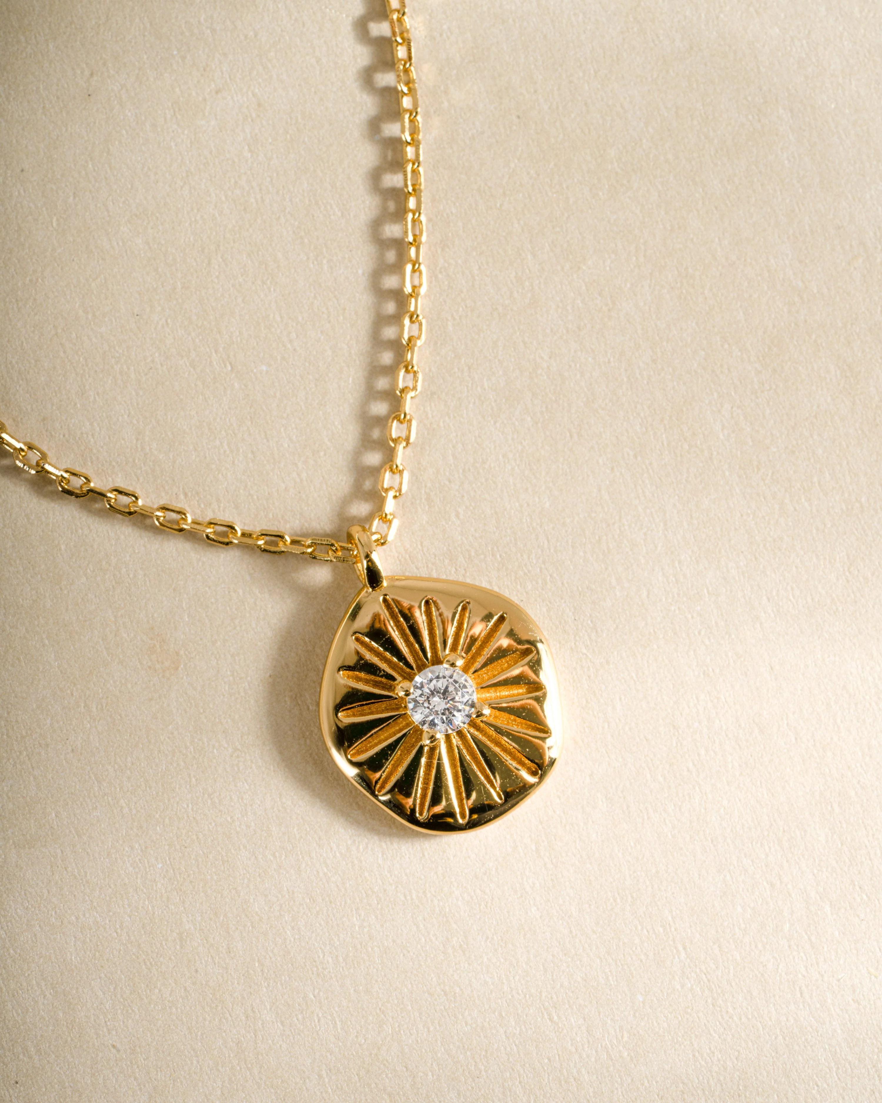 Sunburst Medallion Necklace - Image 5