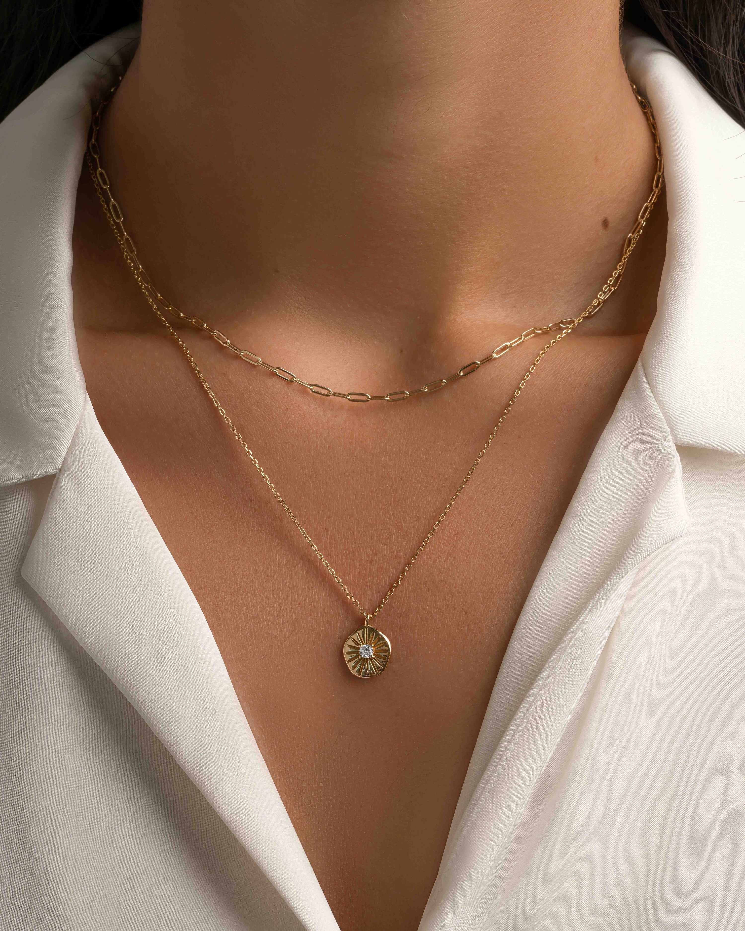 Sunburst Medallion Necklace - Image 7