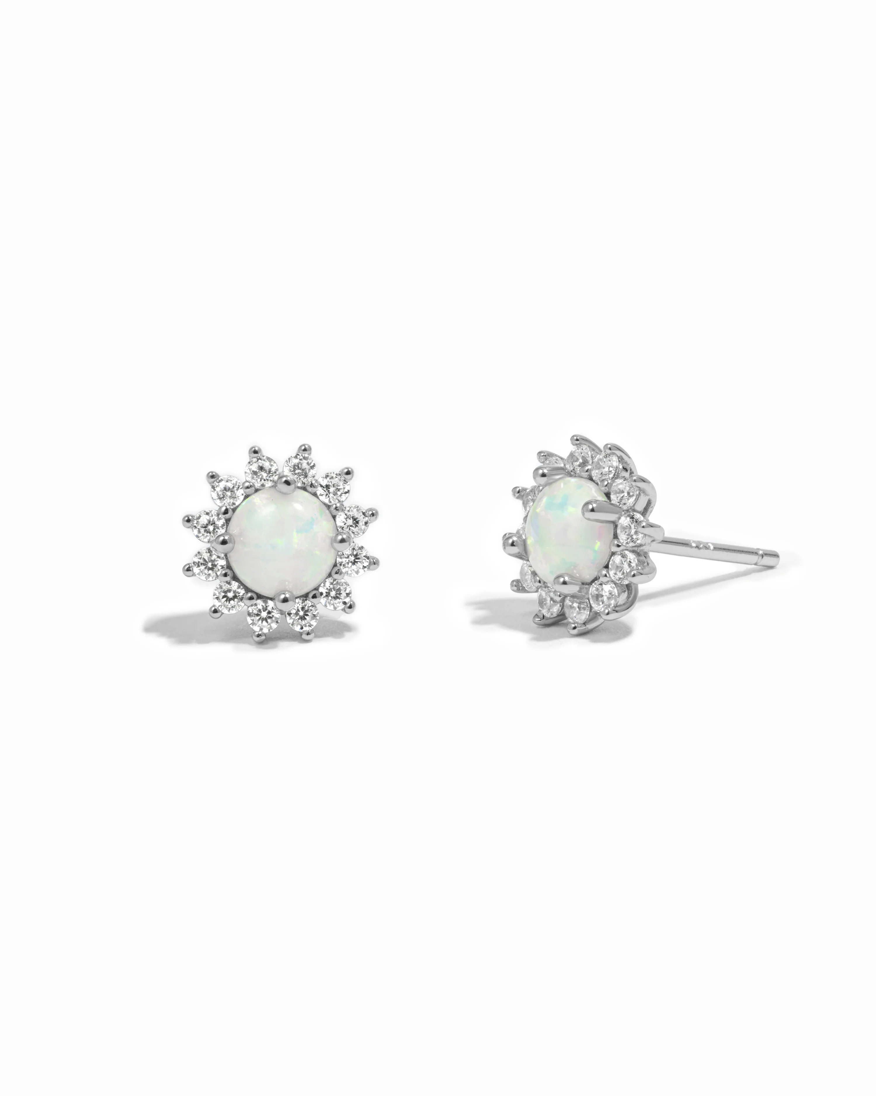 Sunburst Opal Halo Studs - Image 9