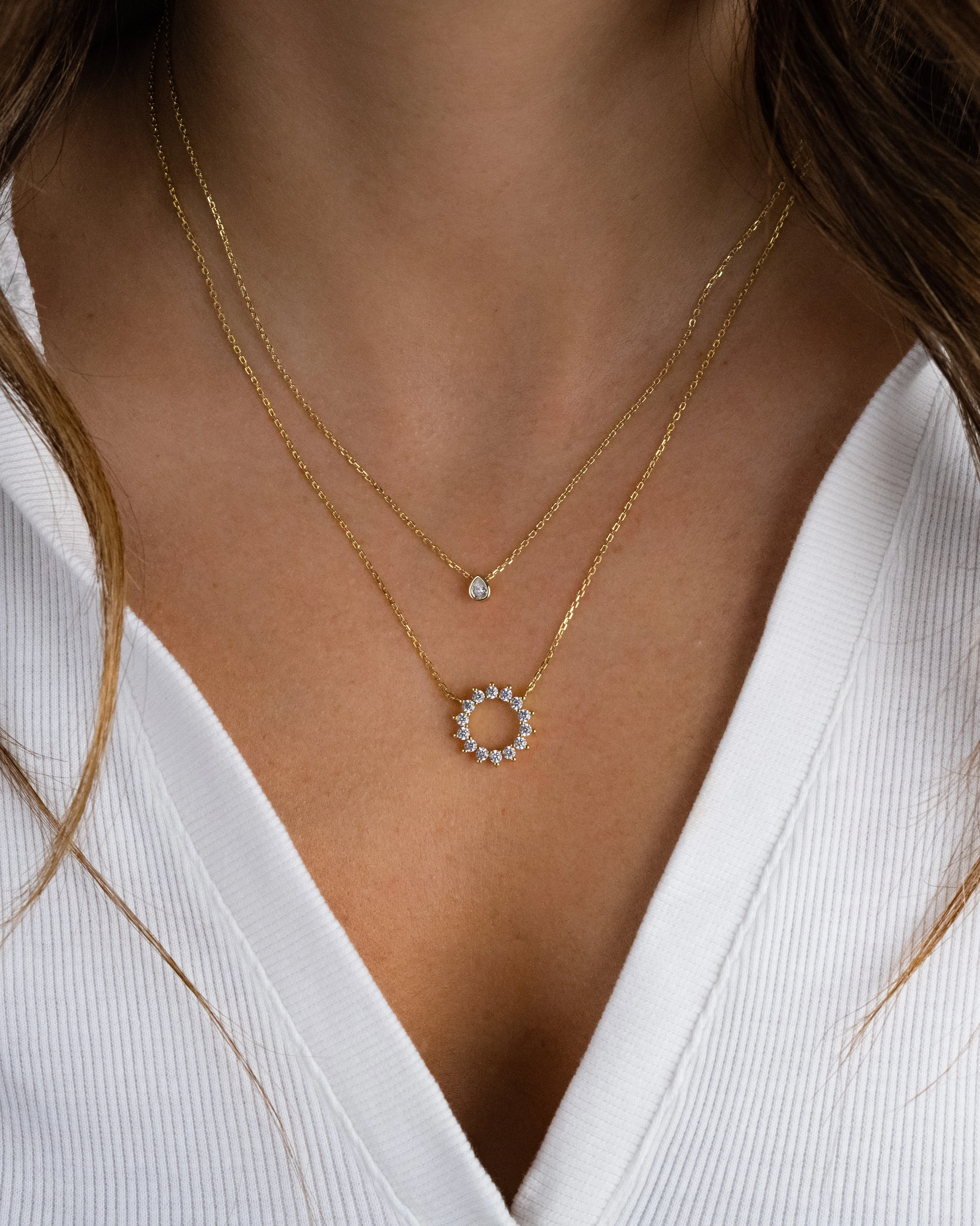 Tear Drop Pendant Necklace - Image 6
