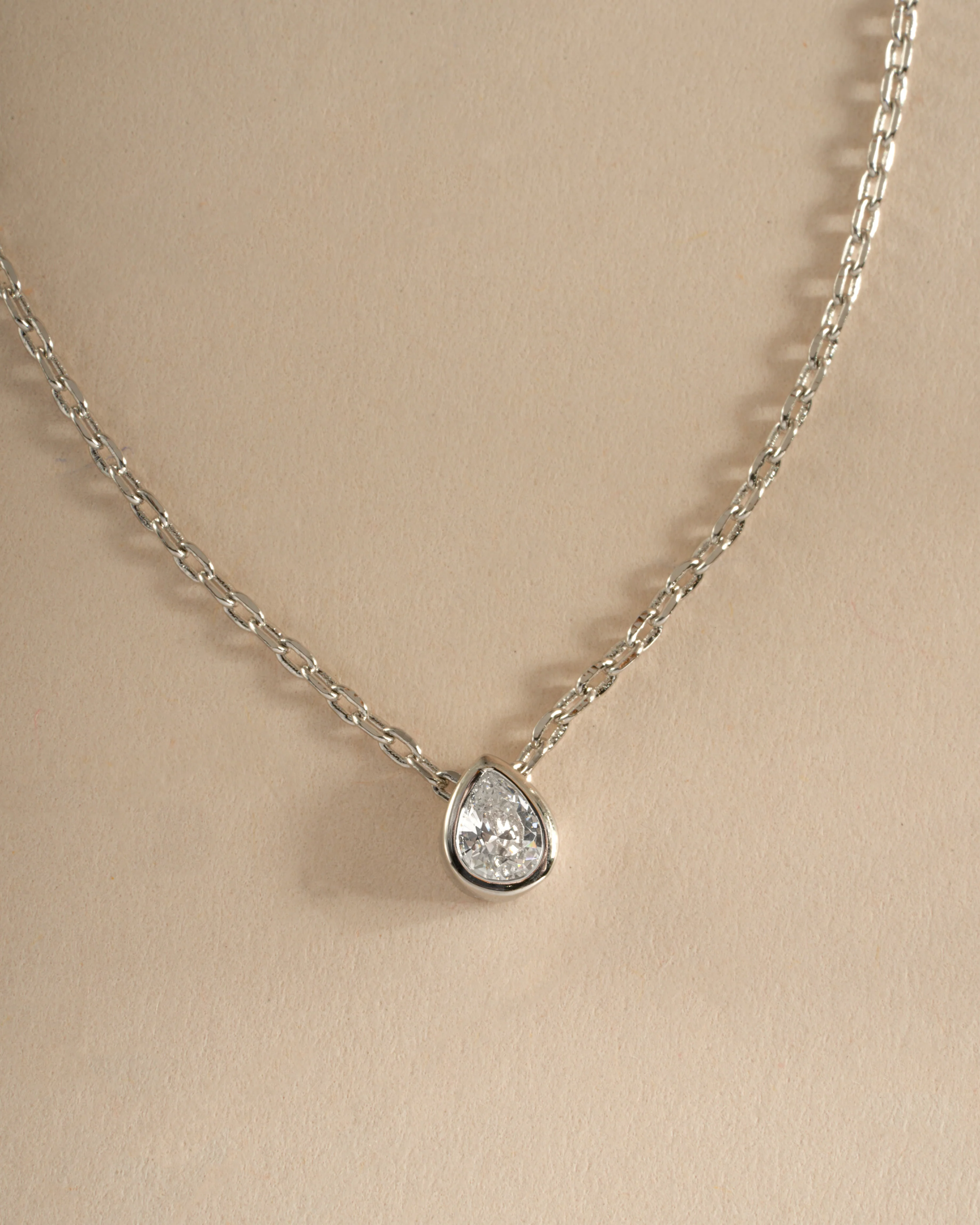 Tear Drop Pendant Necklace - Image 7