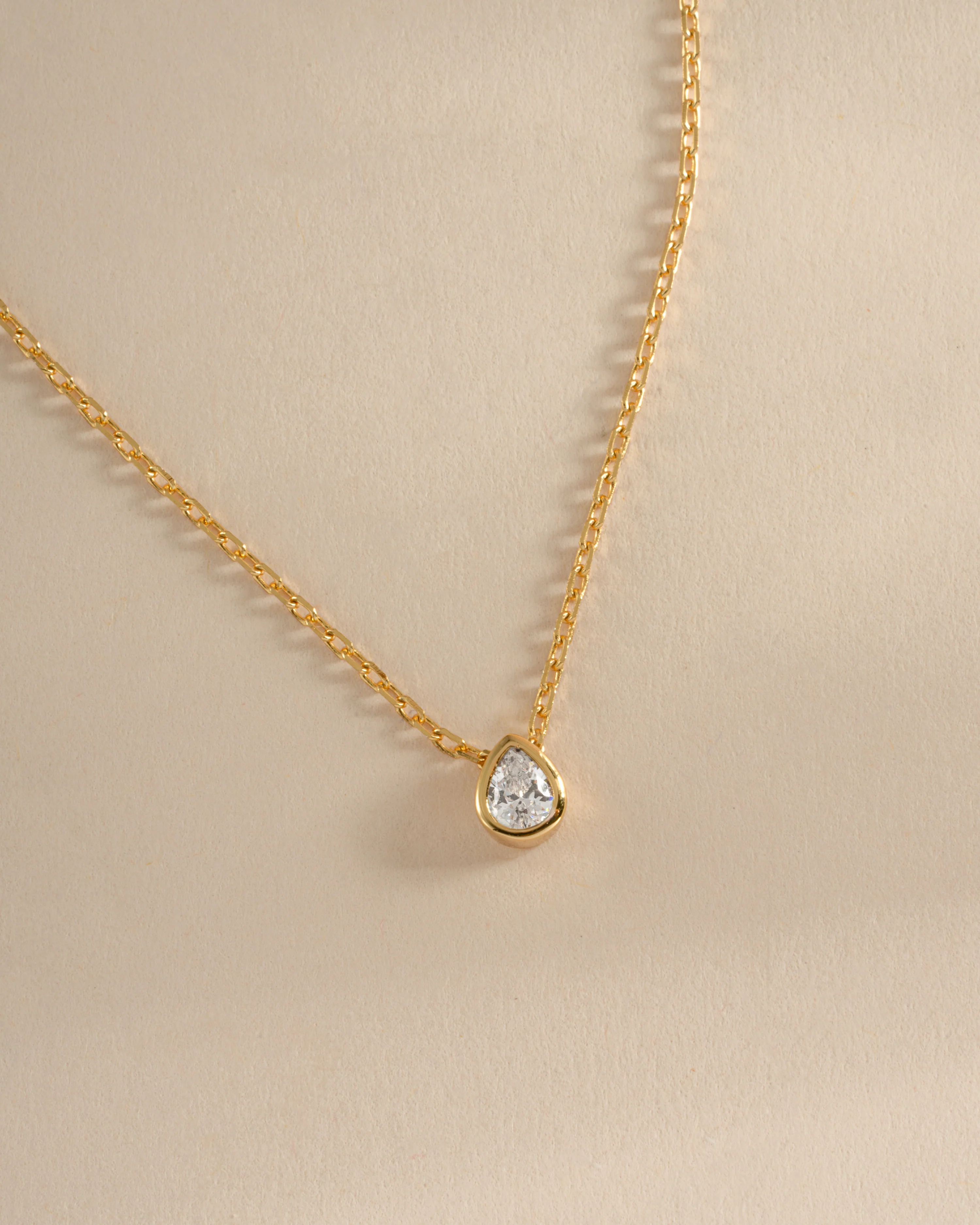 Tear Drop Pendant Necklace - Image 8