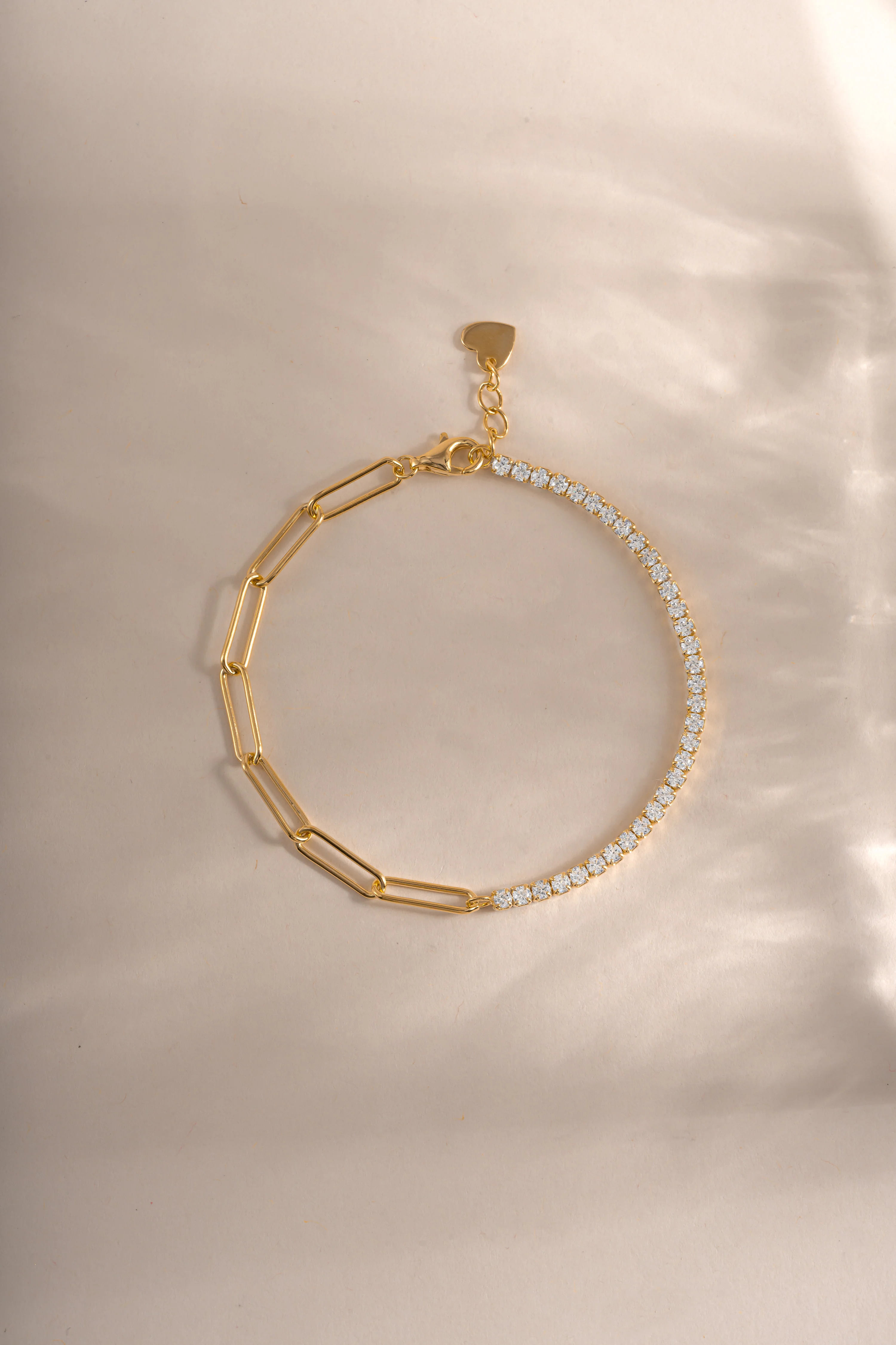 Tennis and Paperclip Bracelet - Image 6