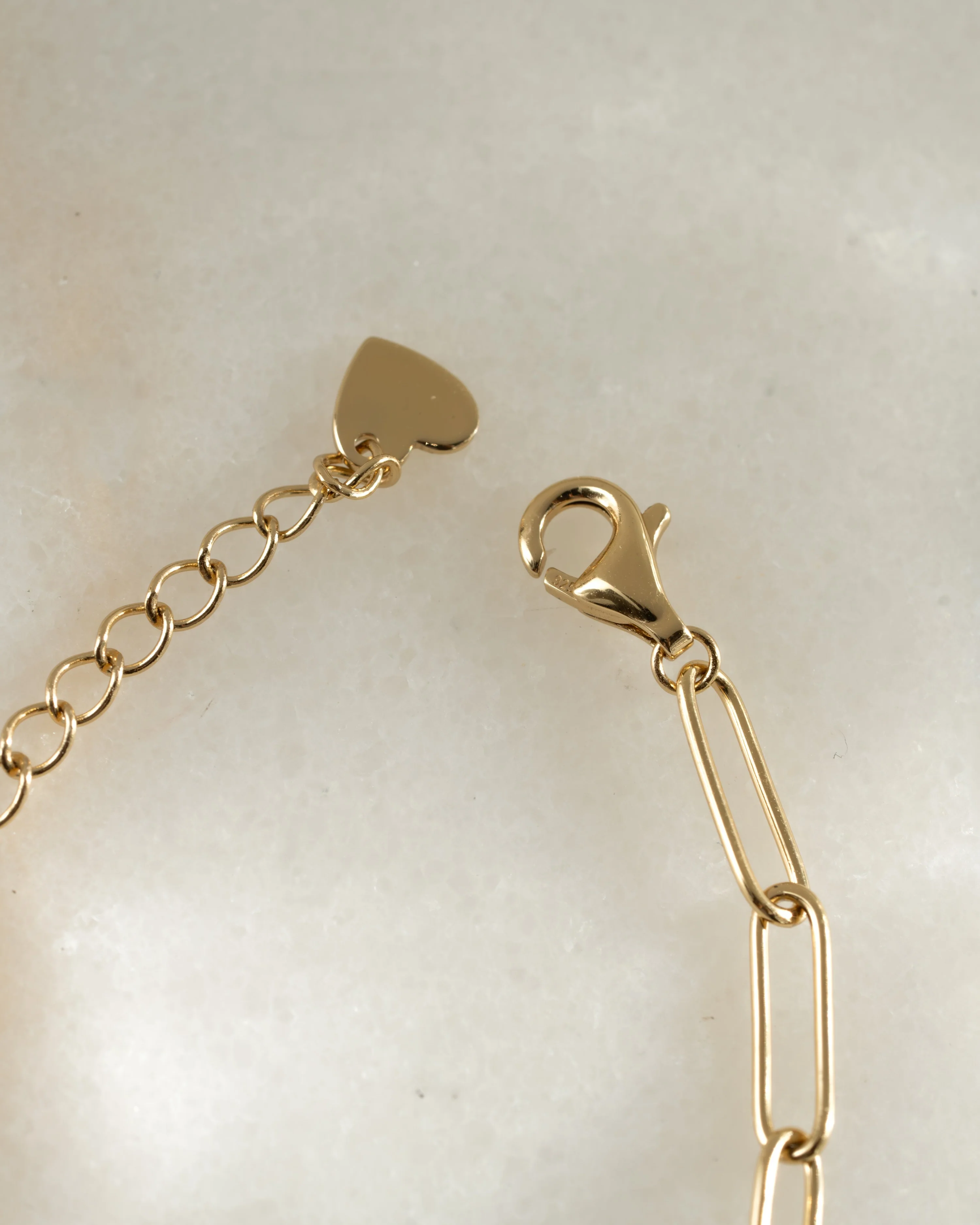 Tennis and Paperclip Necklace - Image 8