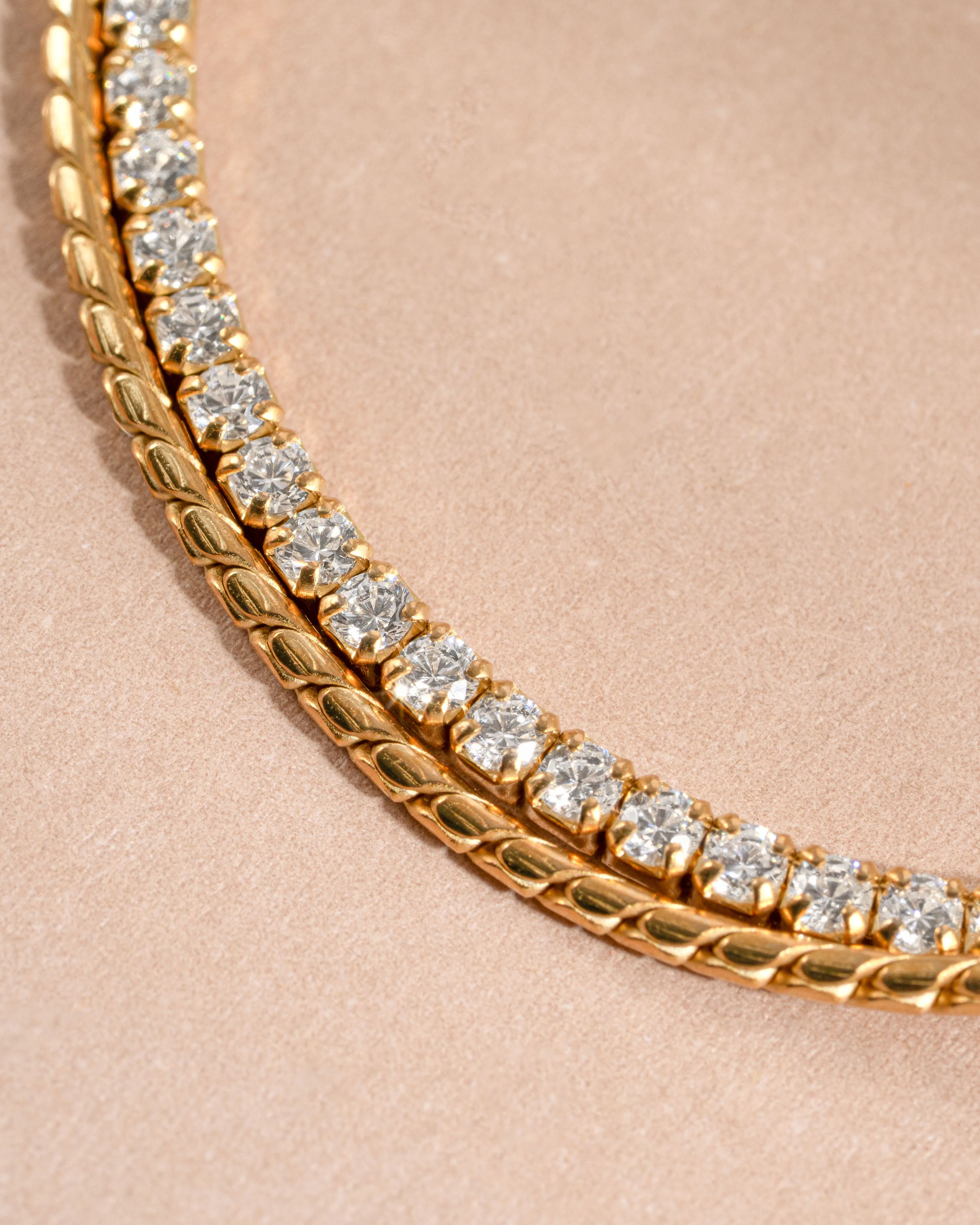 Tennis & Chain Bracelet Set - Image 5