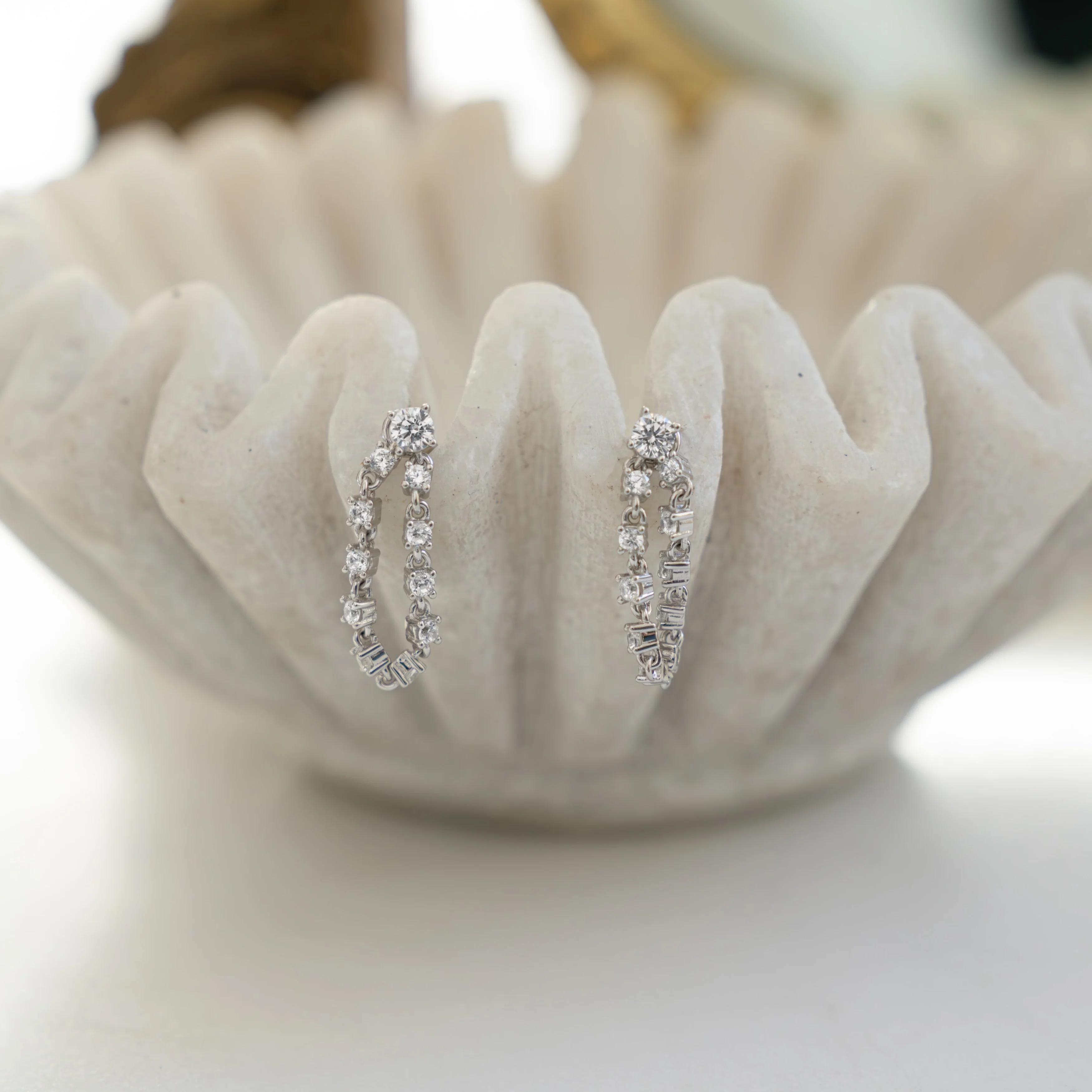 Tennis Chain Link Studs - Image 3