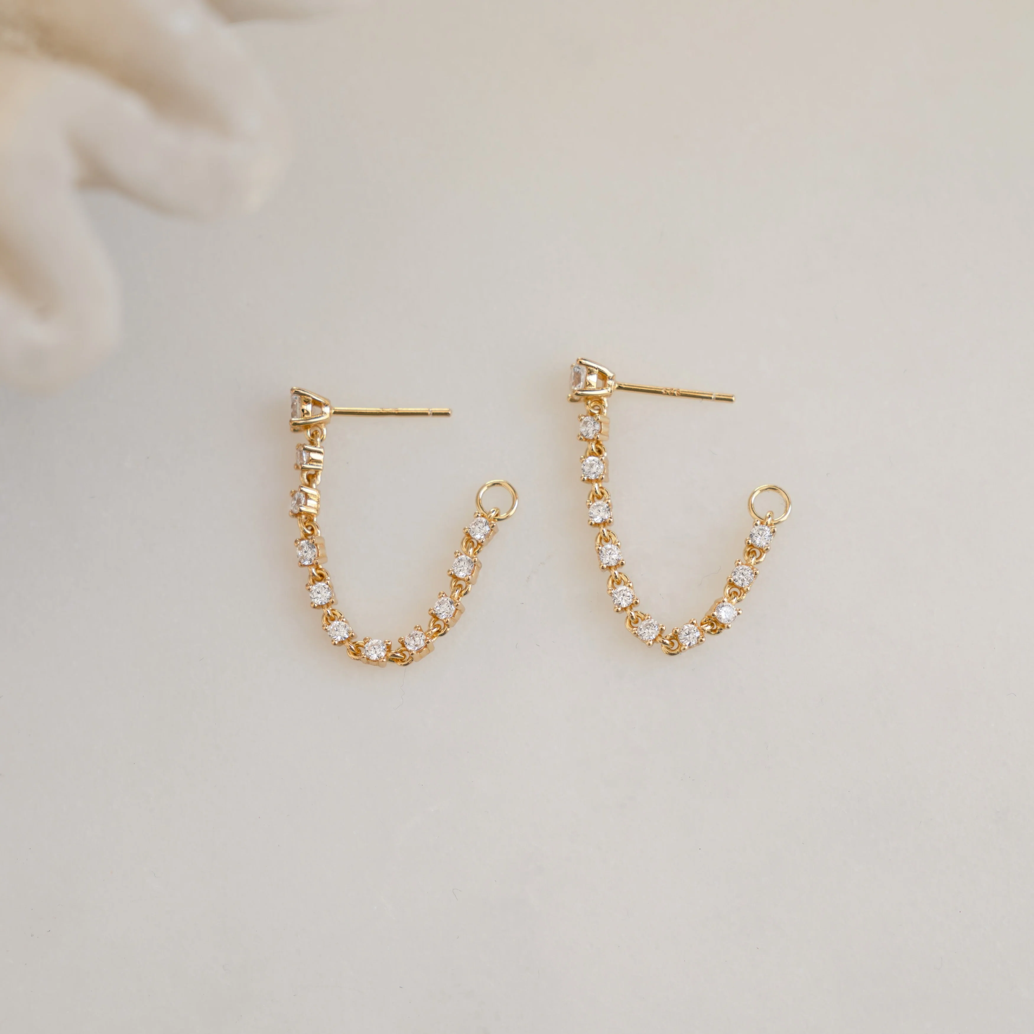 Tennis Chain Link Studs - Image 6