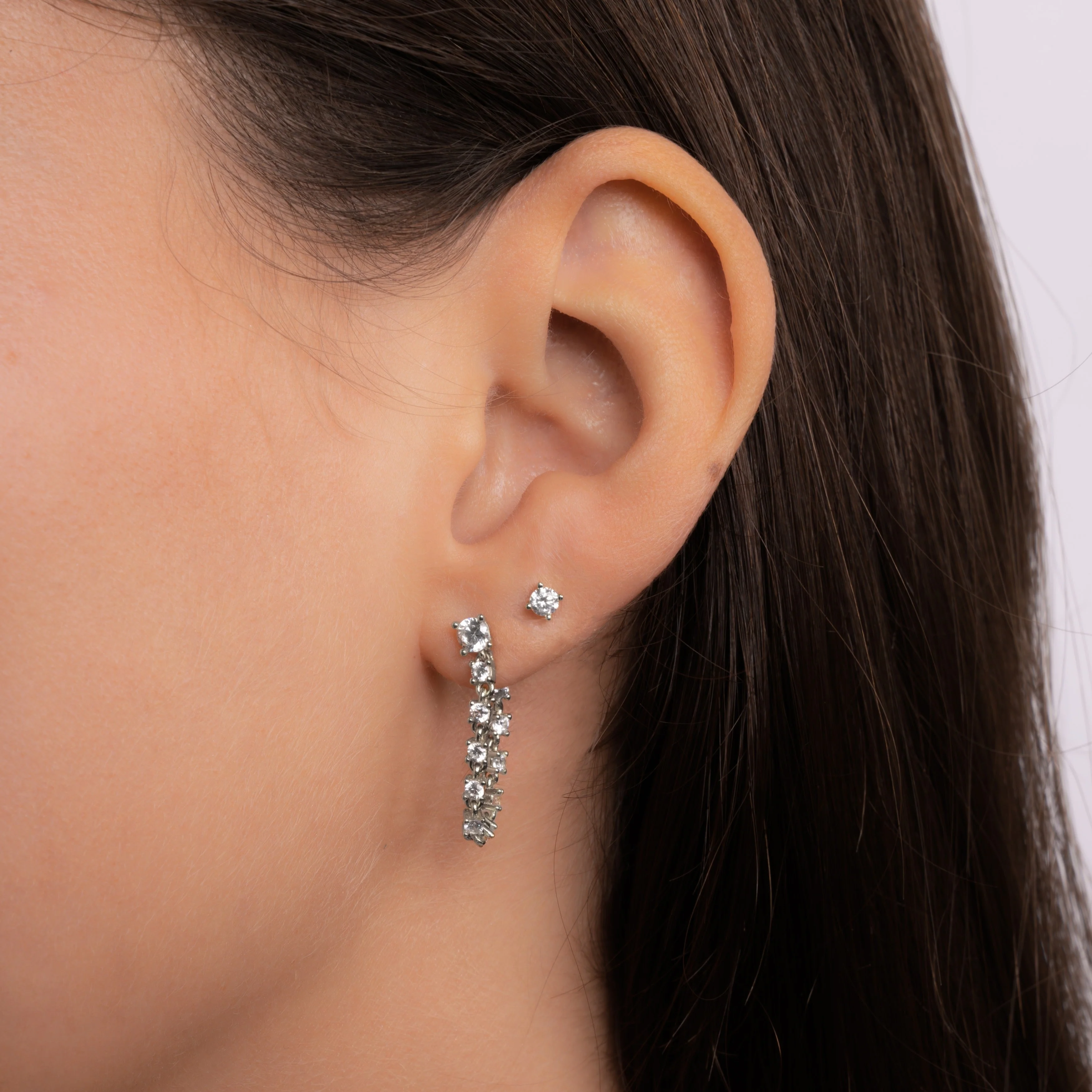 Tennis Chain Link Studs - Image 9