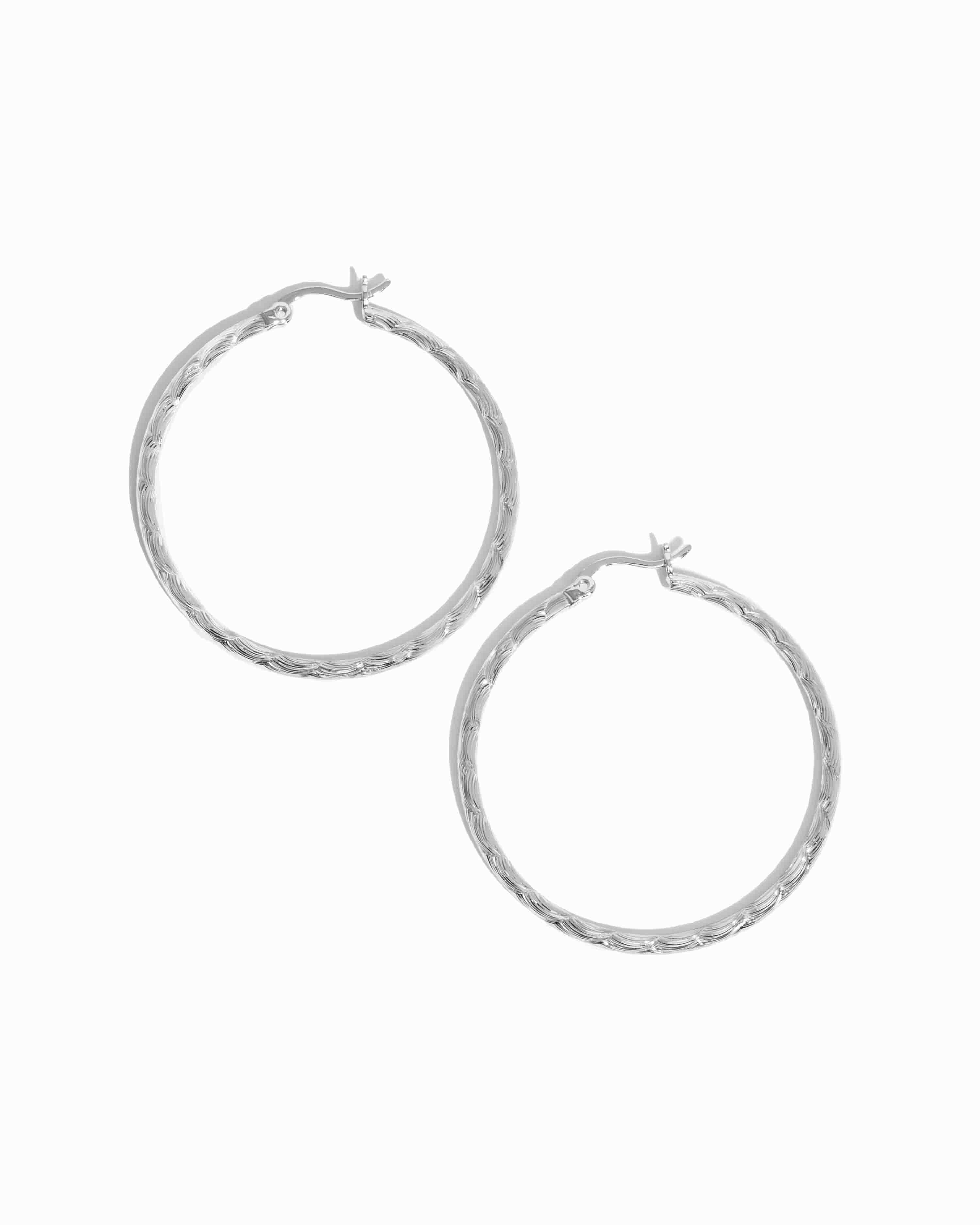 35mm Textured Hoops - Image 9
