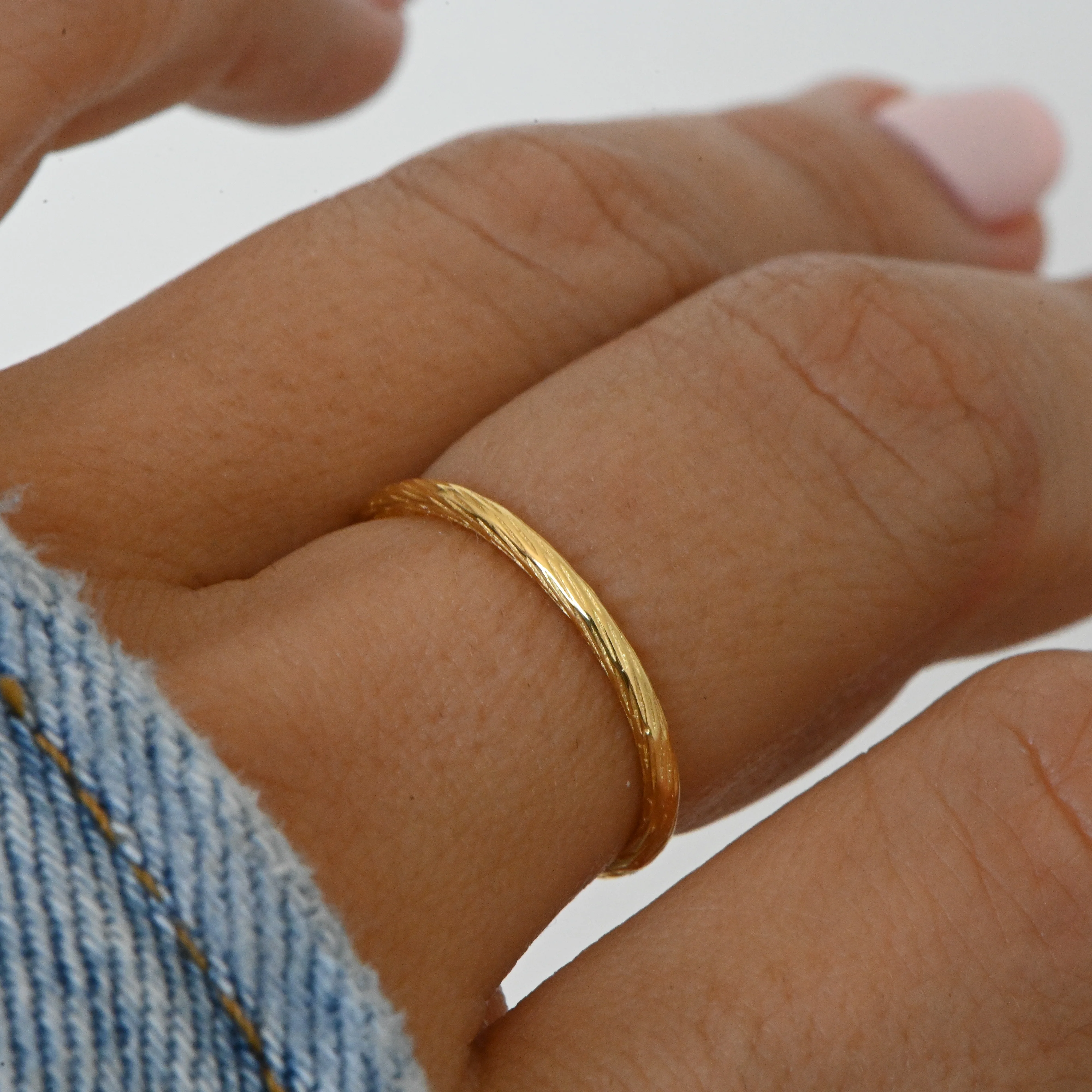 Textured Stacking Band - Image 2