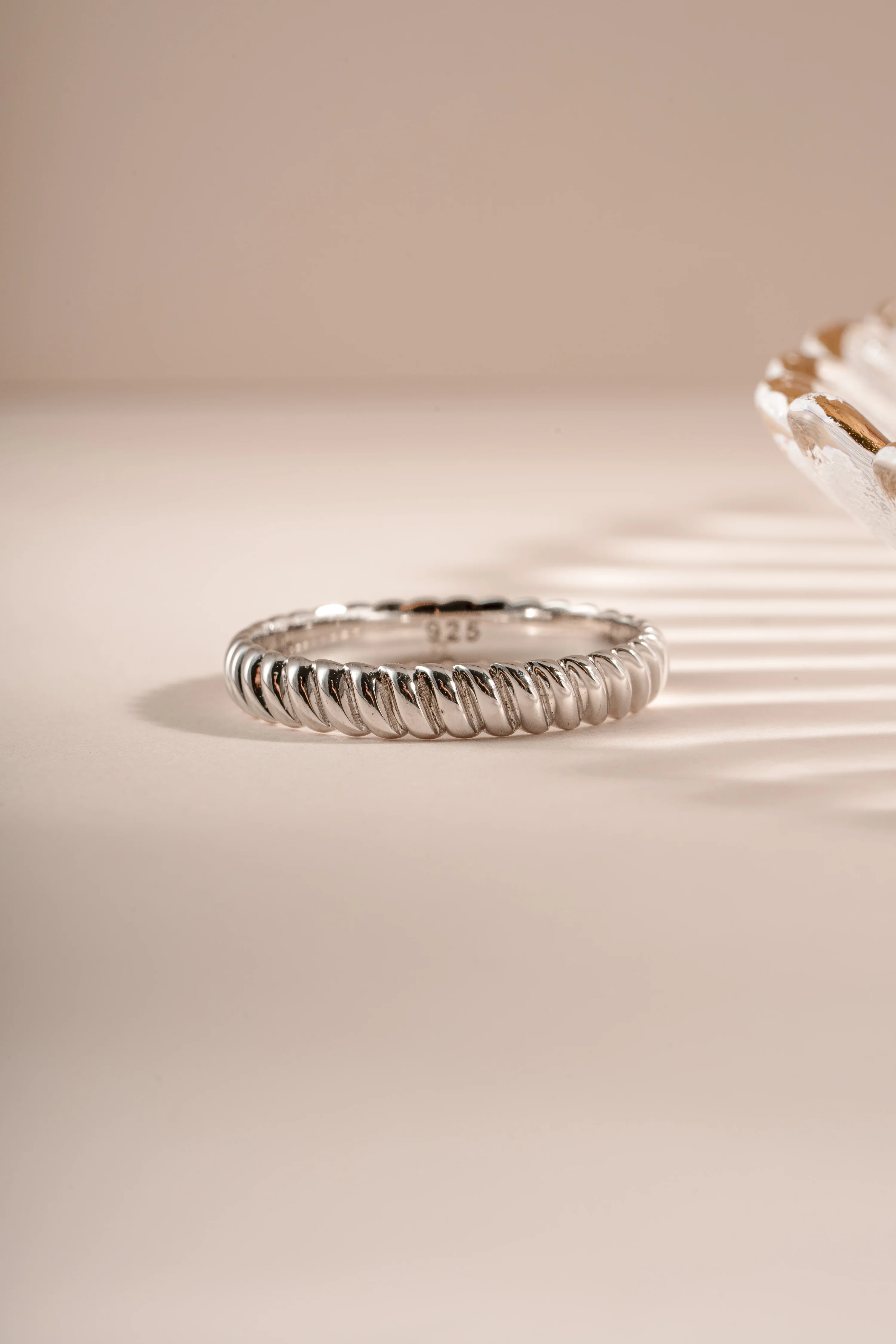 Textured Stacking Ring - Image 7