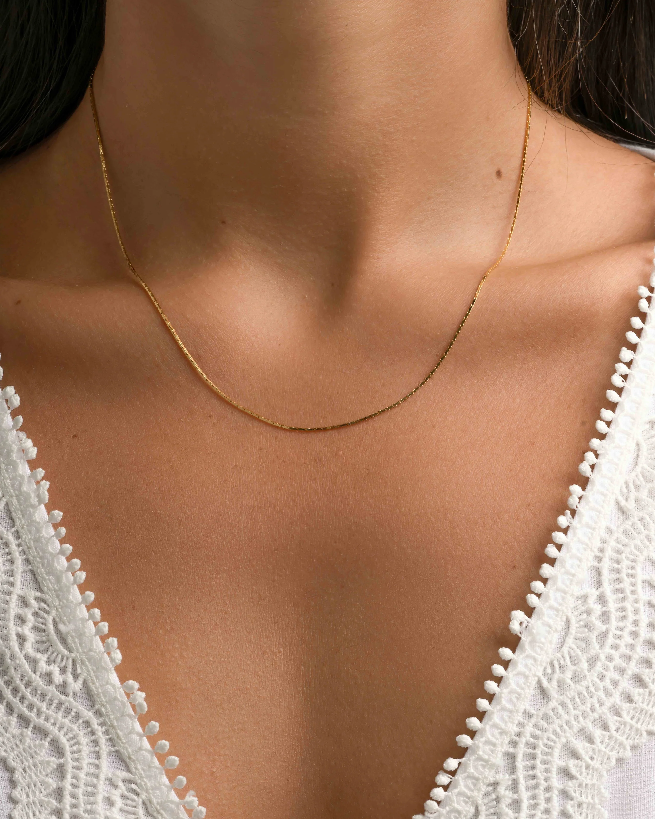 Thin Chain Necklace - Image 2