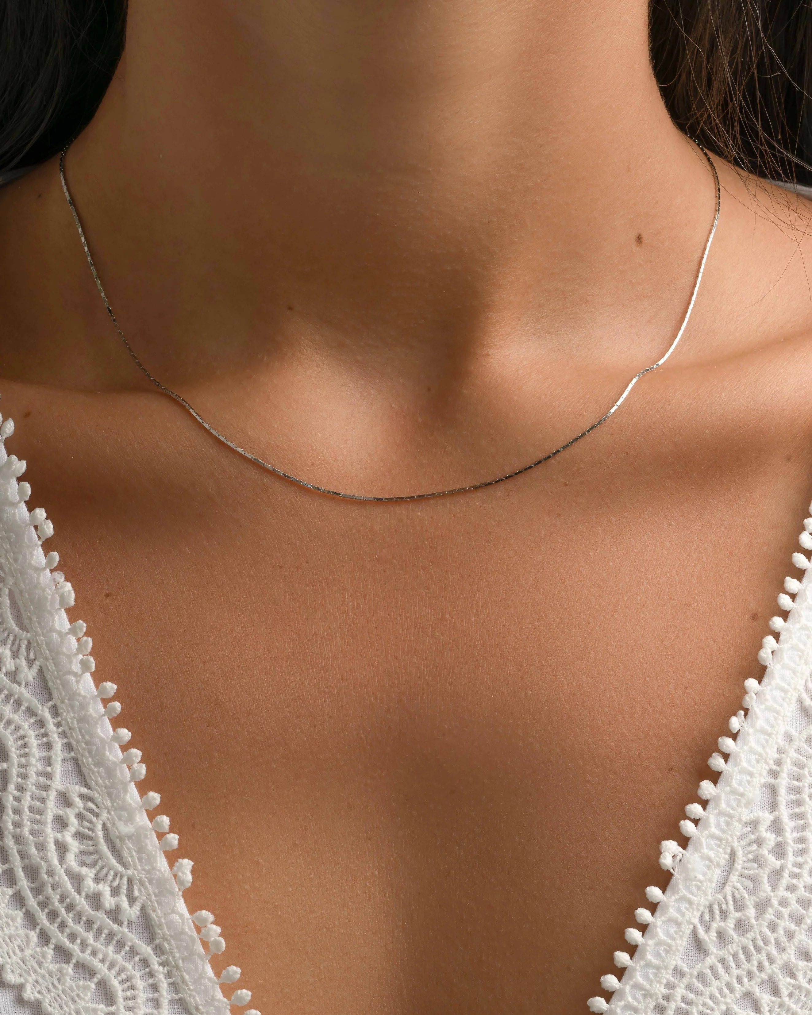 Thin Chain Necklace - Image 4