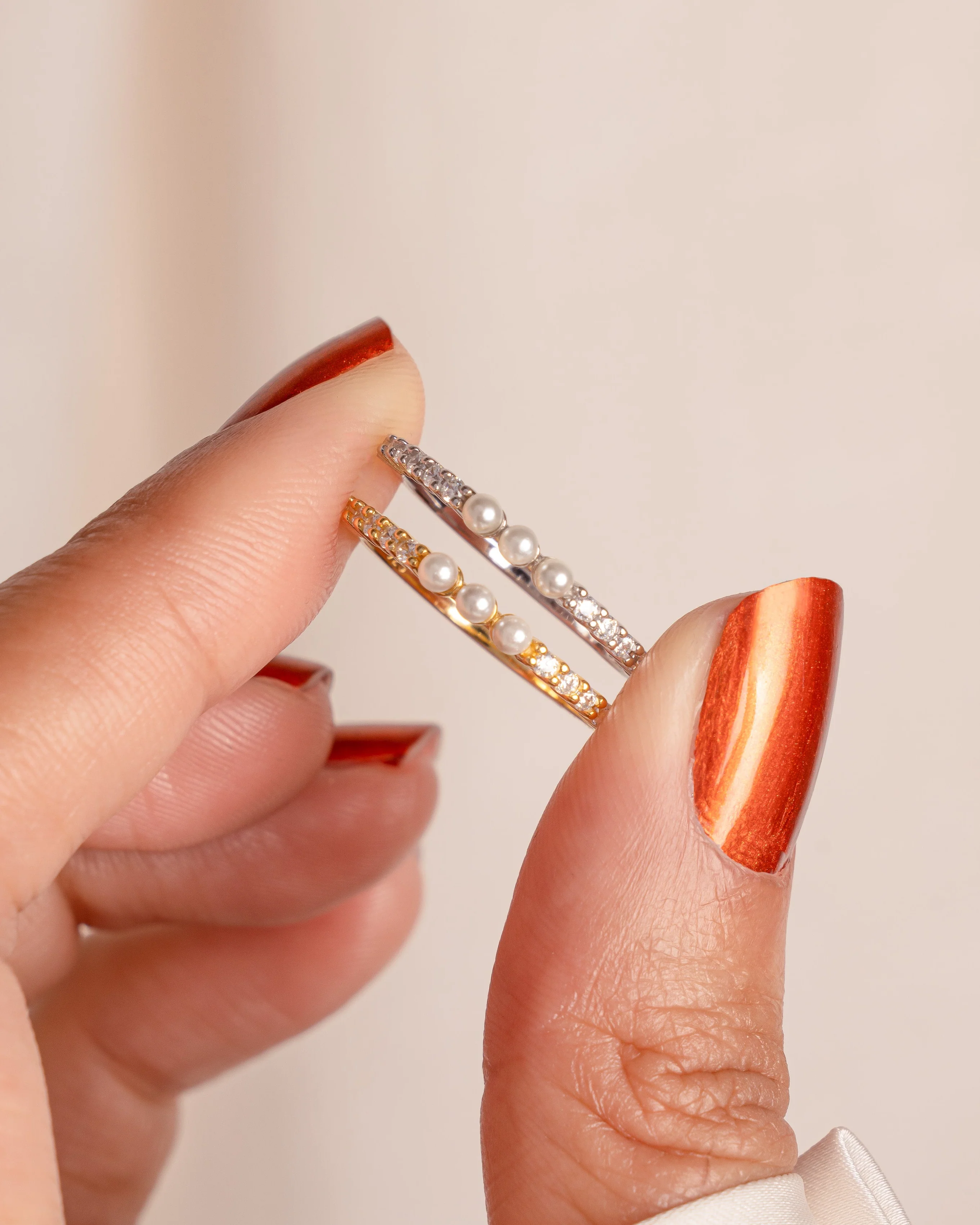 Three Pearl Ring - Image 7