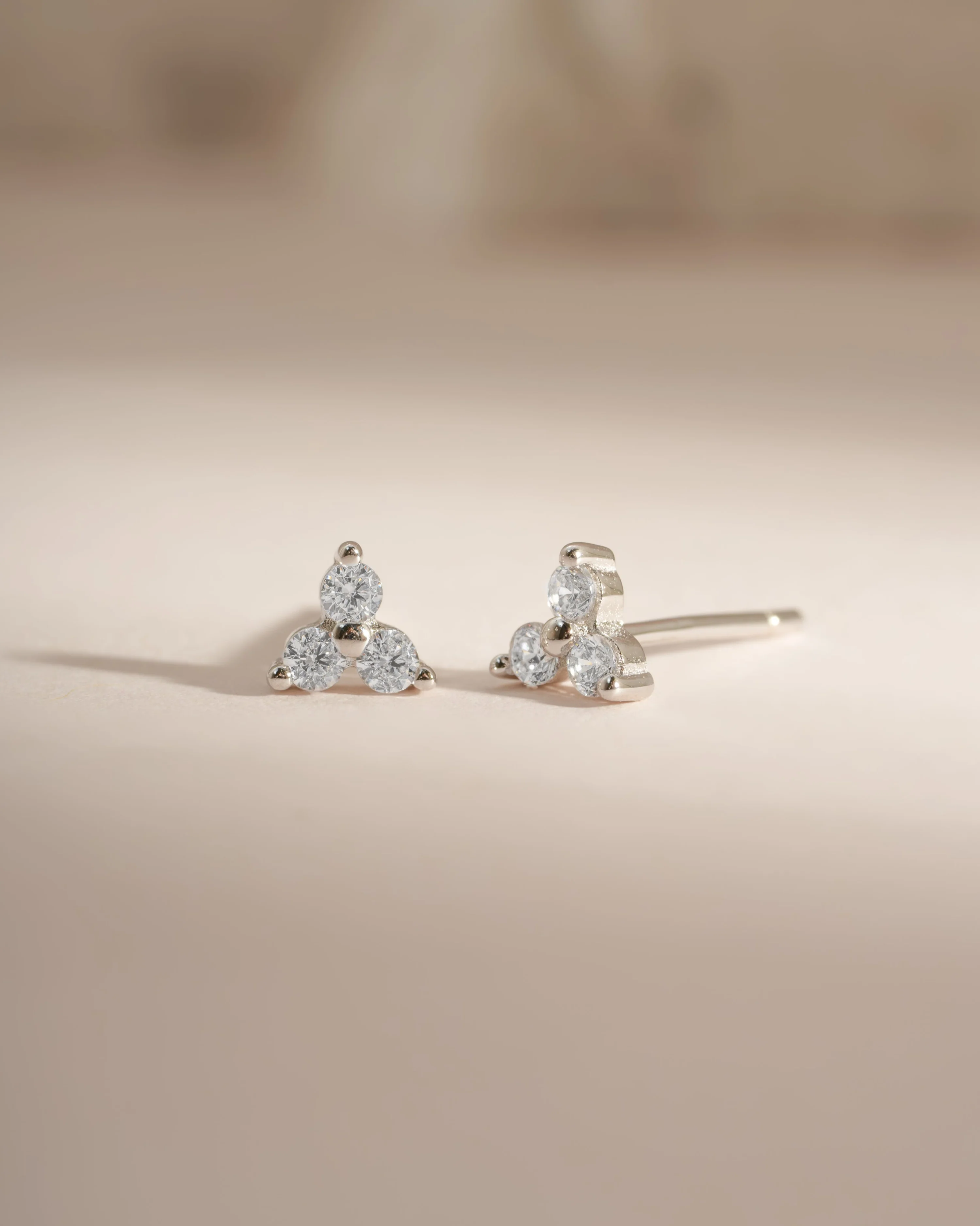Three Stone CZ Studs - Image 6