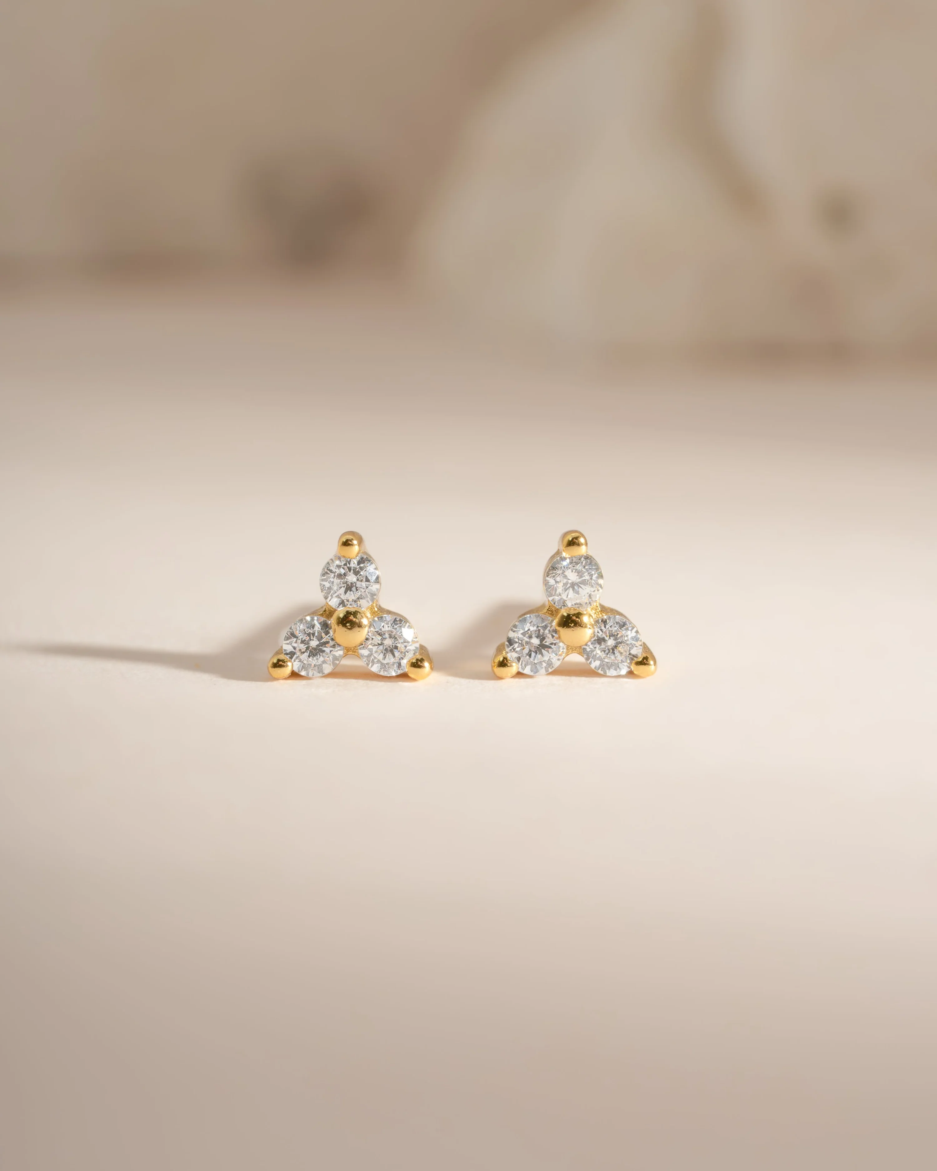 Three Stone CZ Studs - Image 7