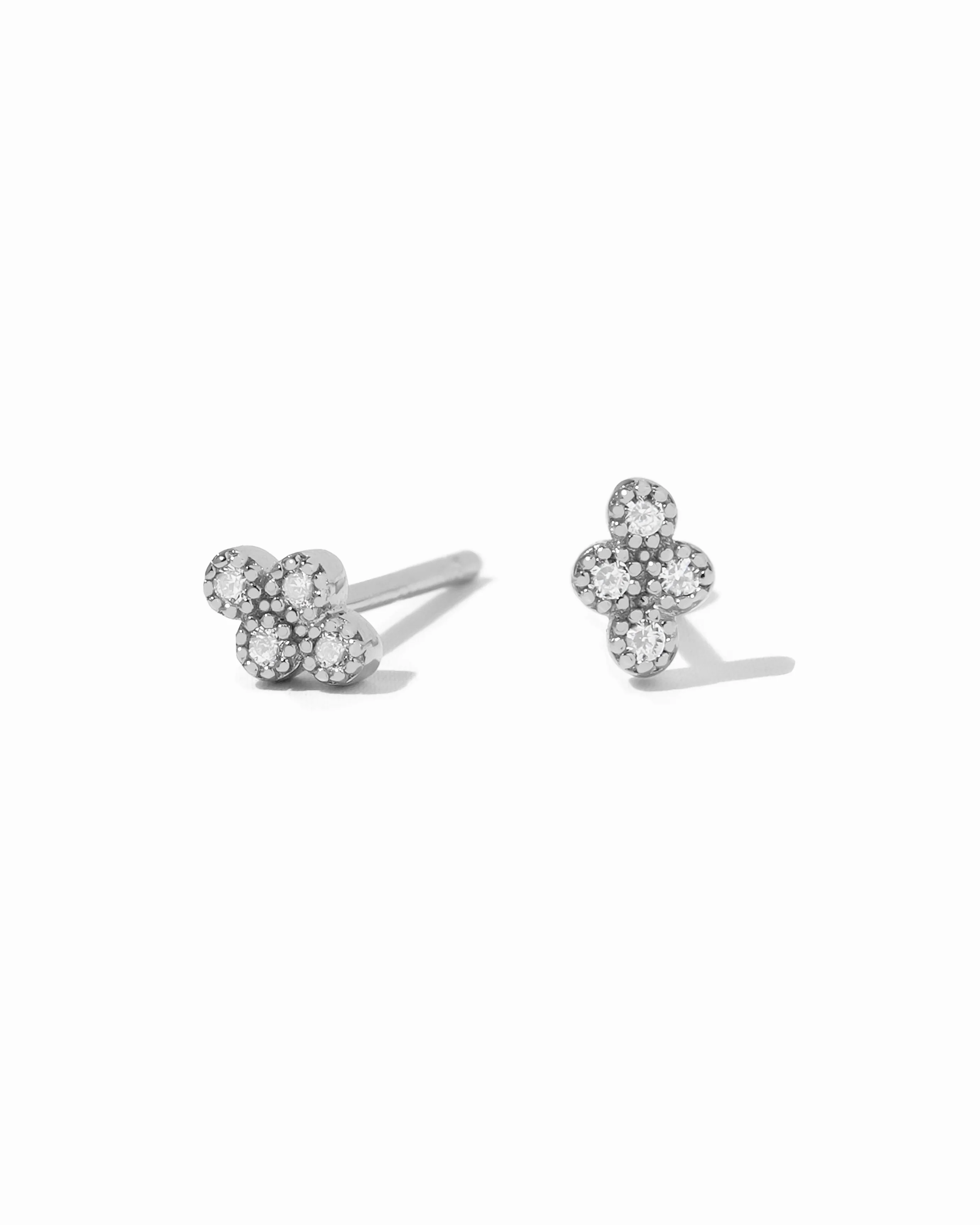 Tiny 4 Stone CZ Studs - Image 11