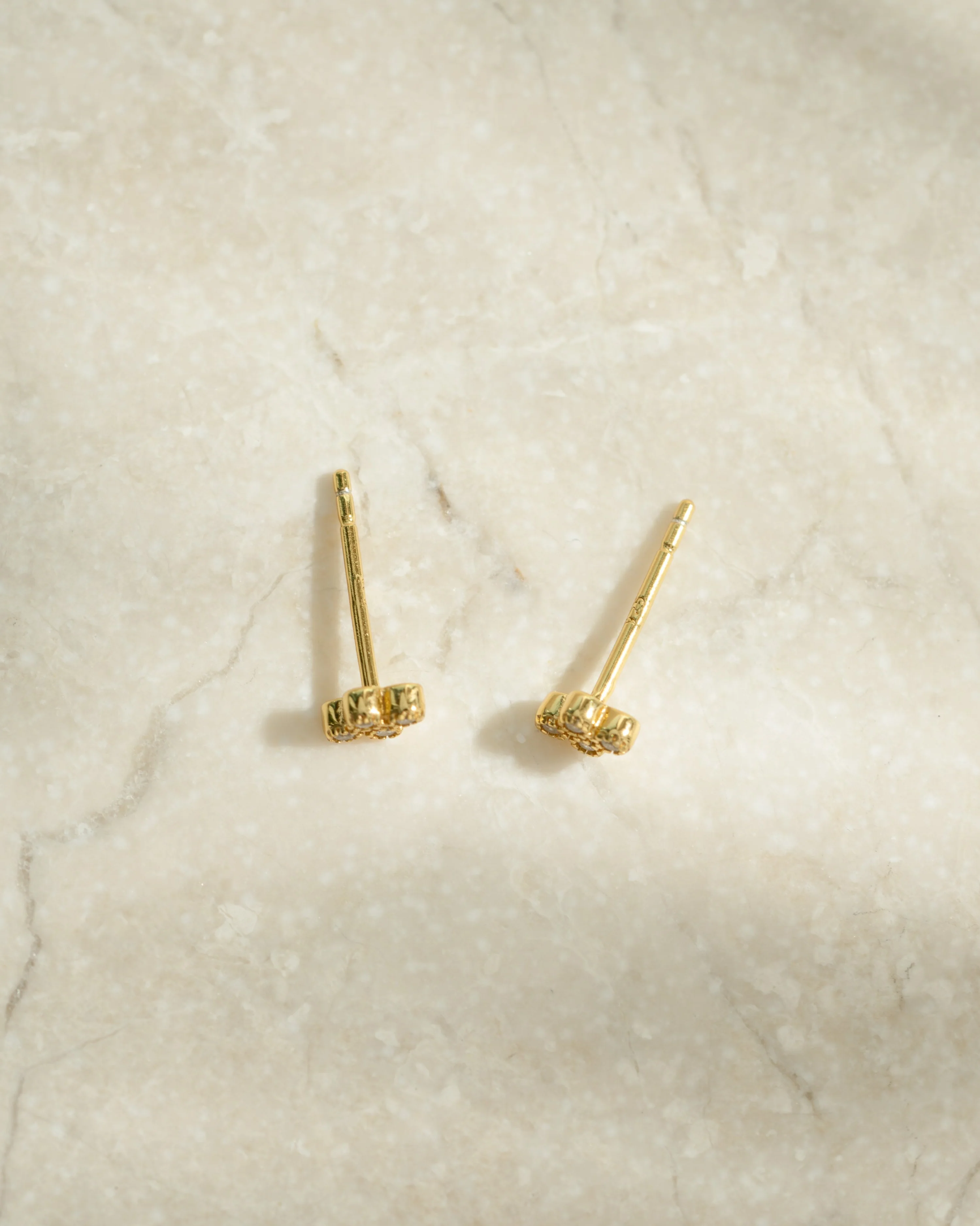 Tiny 4 Stone CZ Studs - Image 9