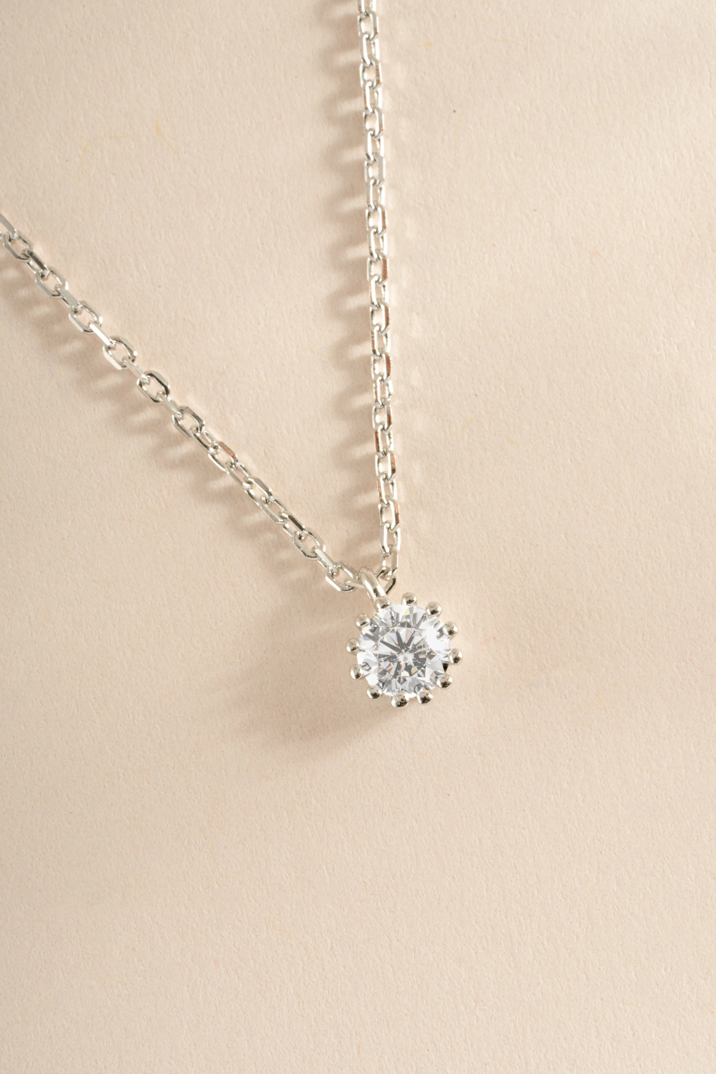 Tiny Bezel Pendant Necklace - Image 8