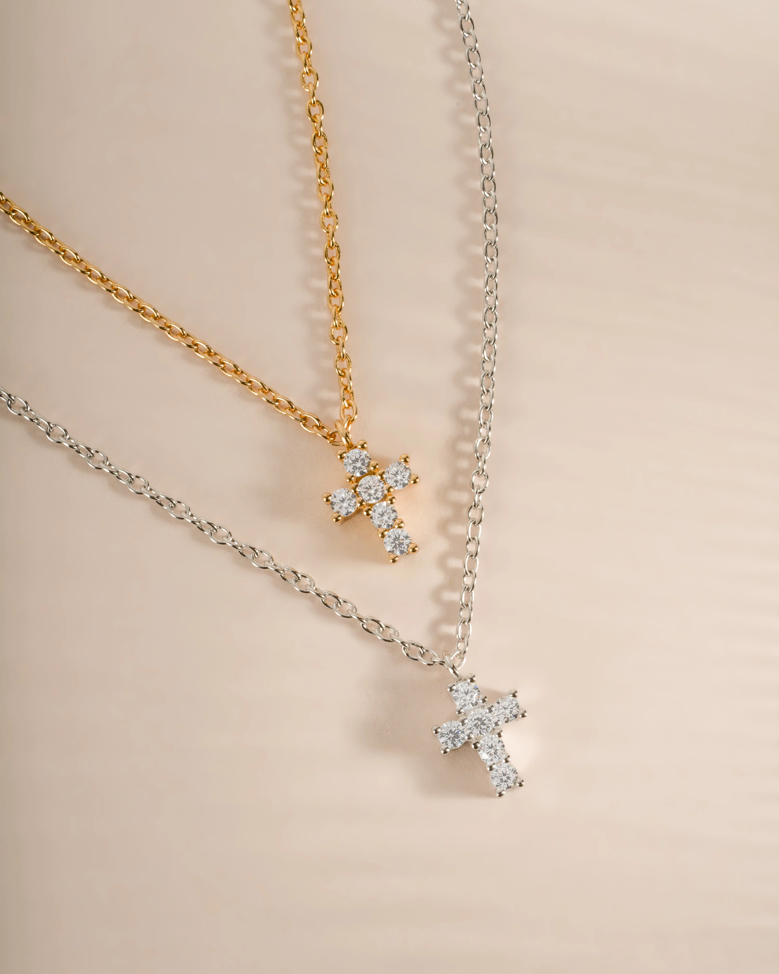 Tiny Cross Necklace - Image 3