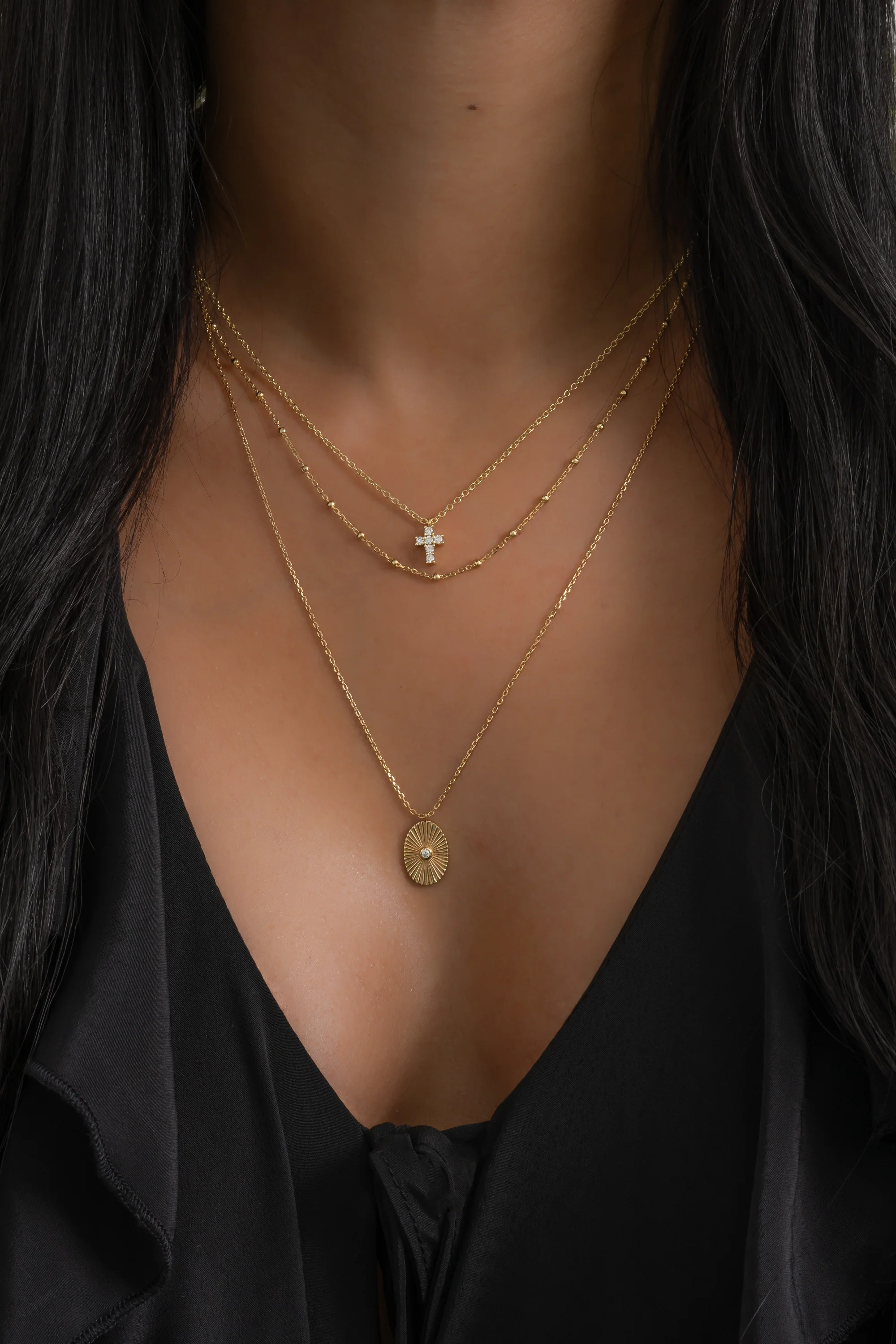 Tiny Cross Necklace - Image 6