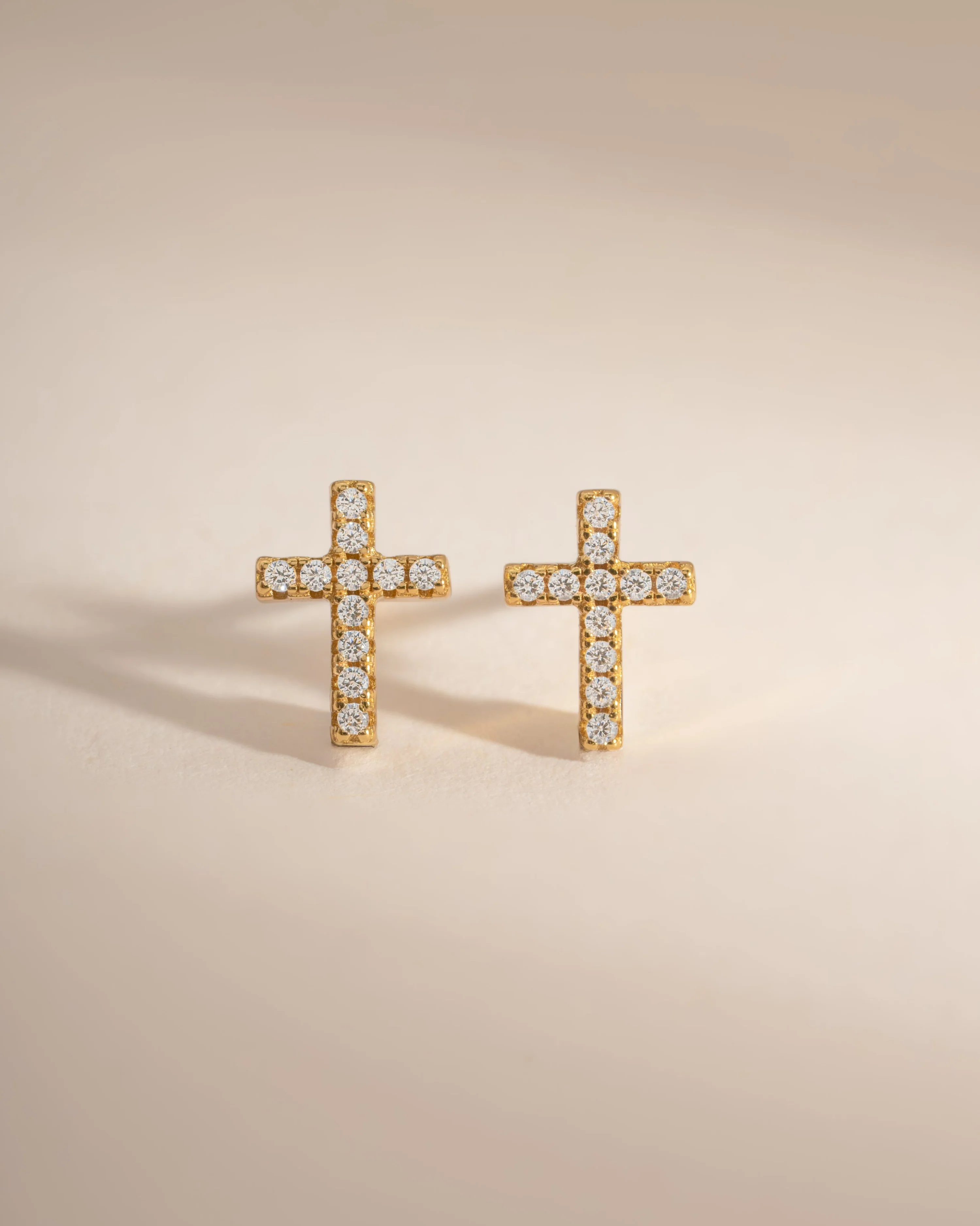 Tiny Cross Studs - Image 5