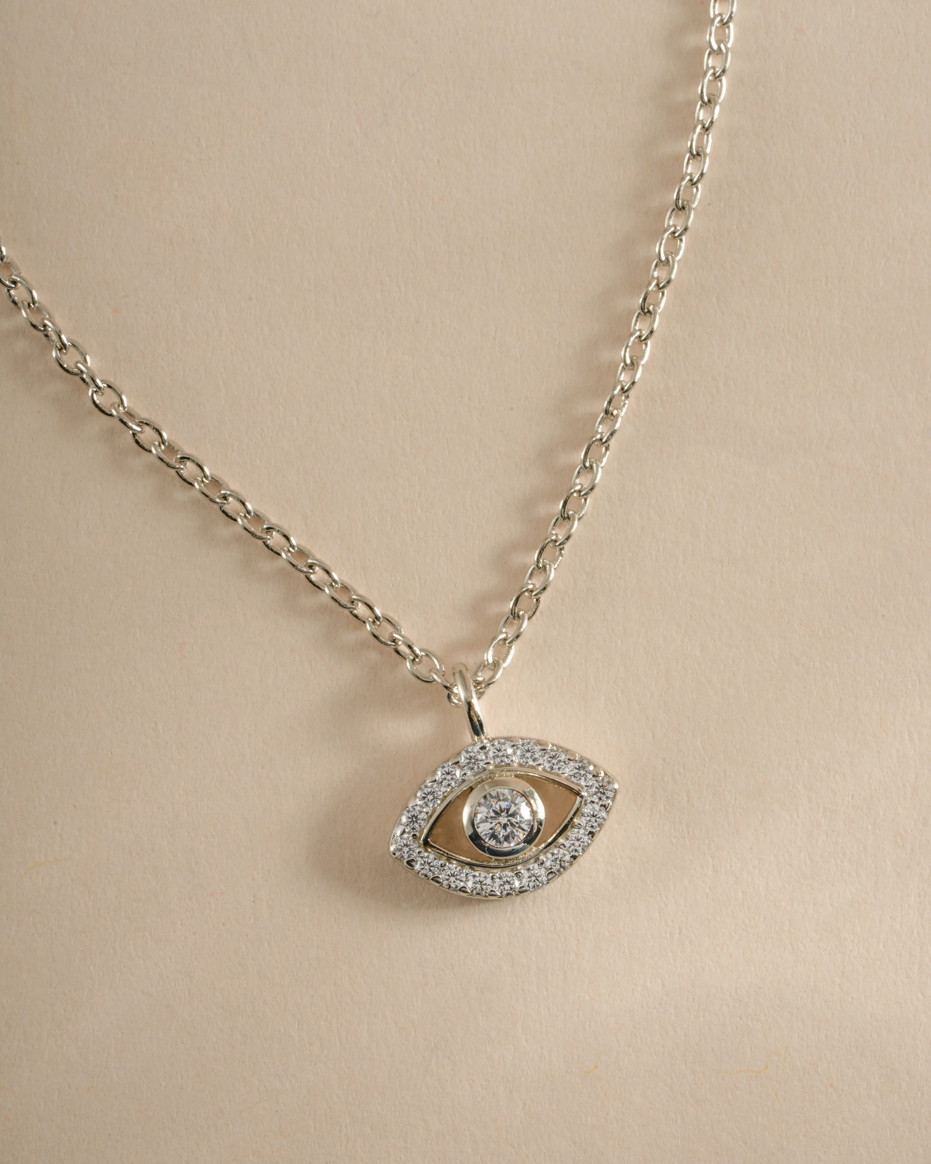 Tiny Evil Eye Necklace - Image 3