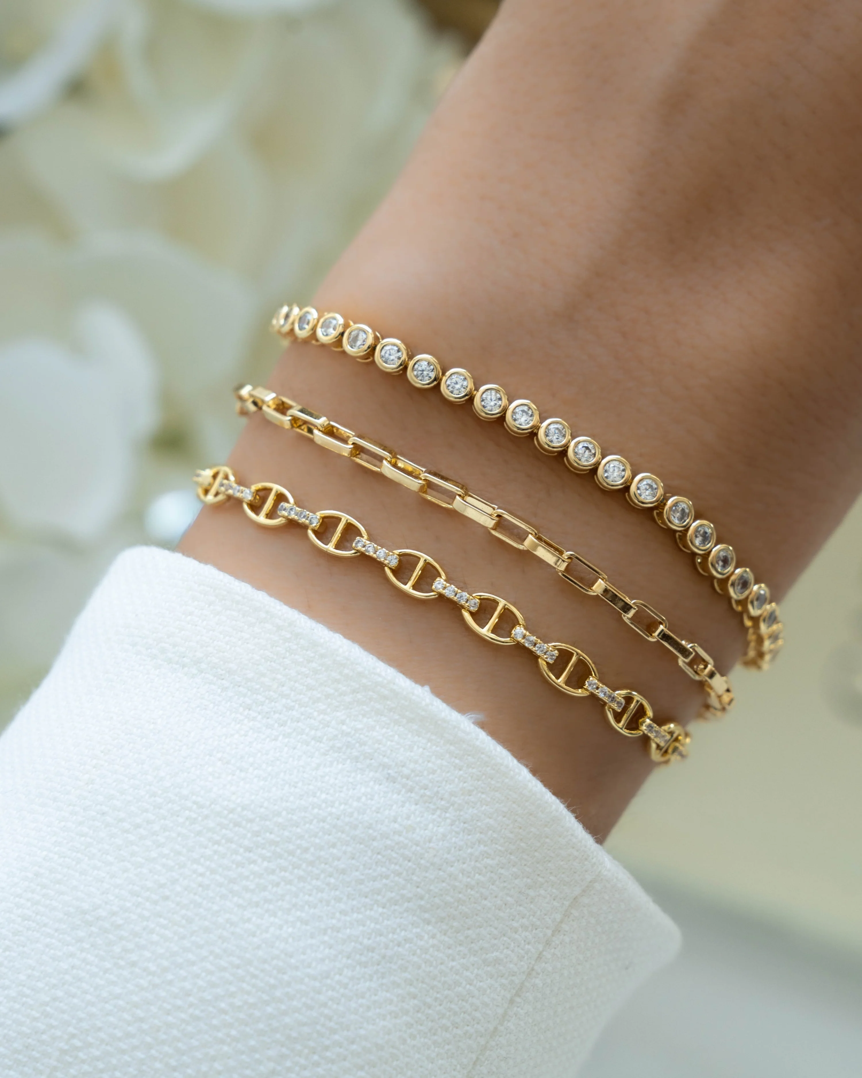 Tiny Link Paperclip Bracelet - Image 7