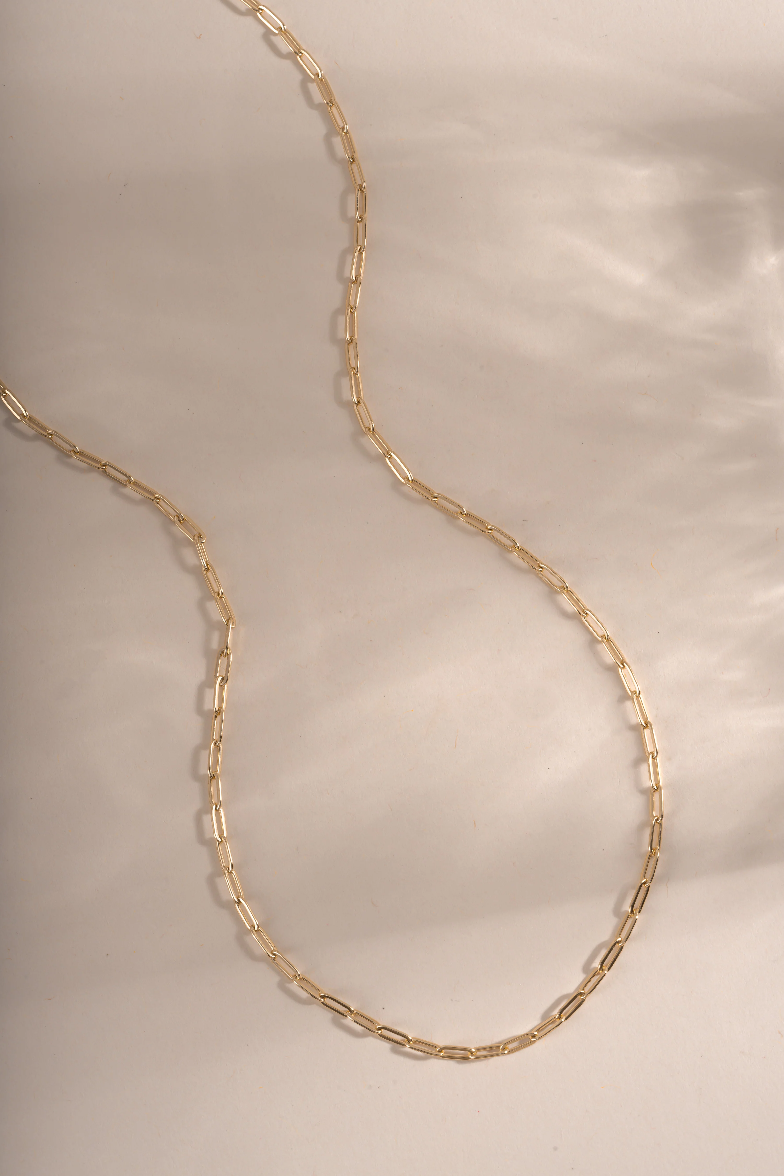 Tiny Link Paperclip Necklace - Image 3