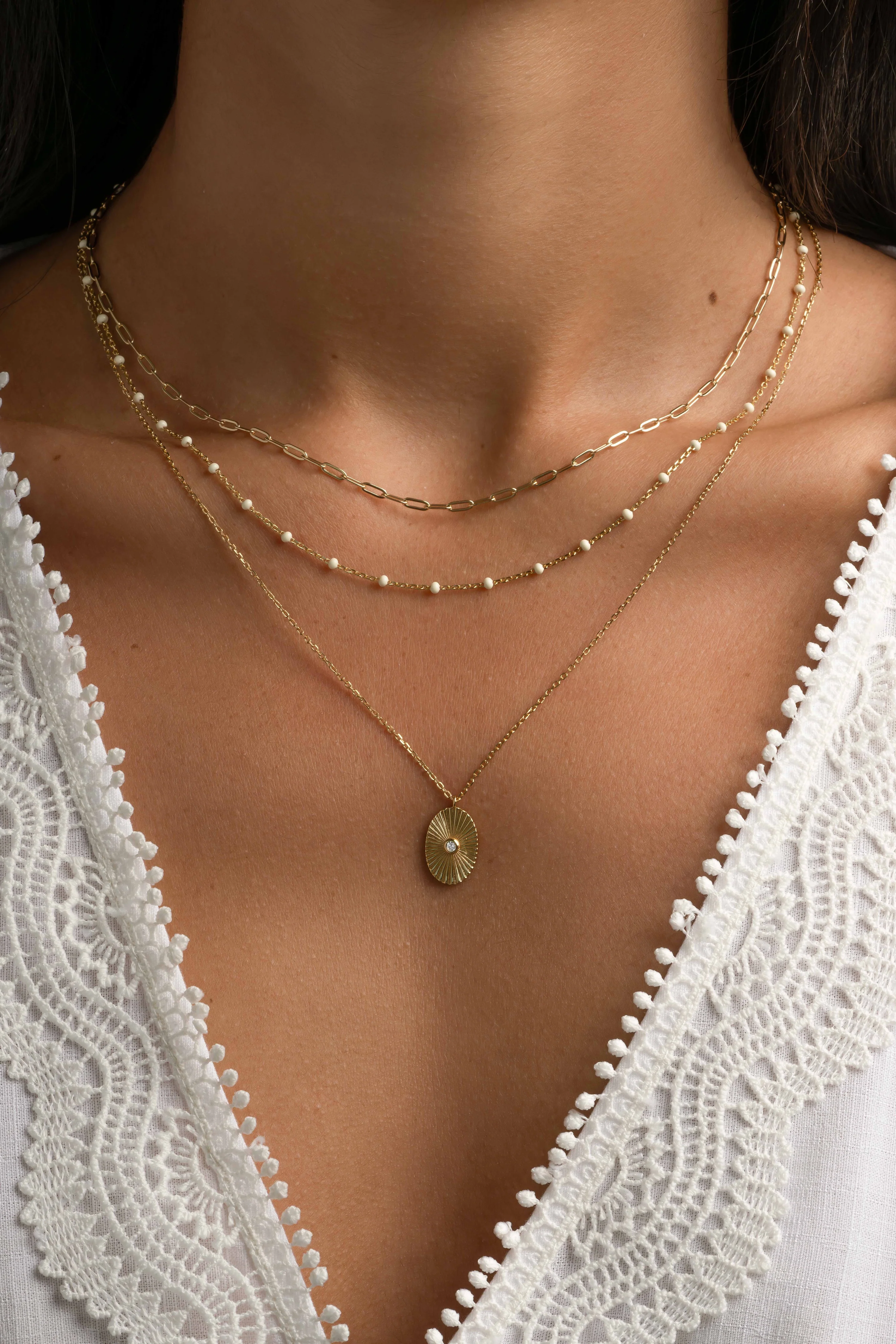 Tiny Link Paperclip Necklace - Image 7
