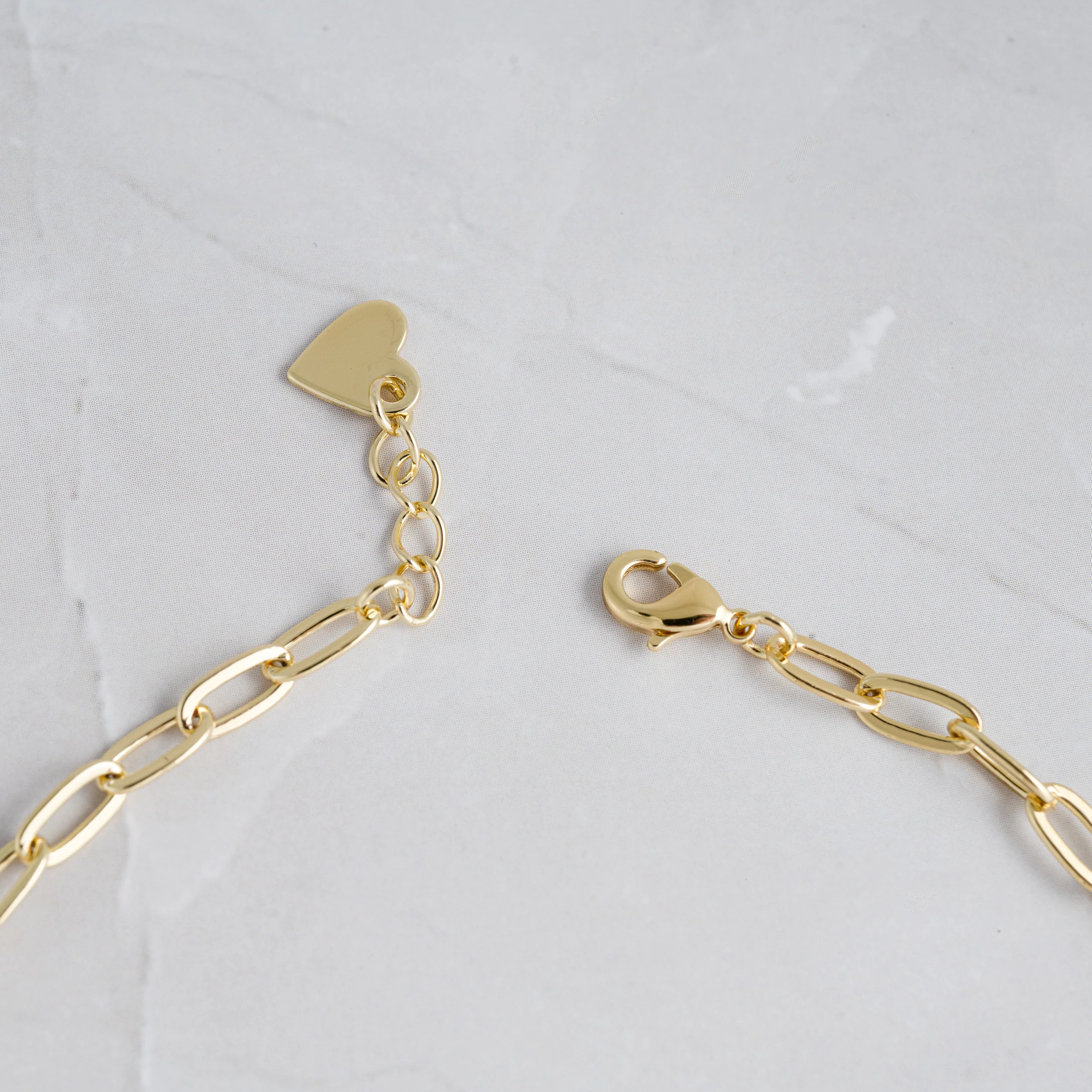 Tiny Paperclip Anklet - Image 5