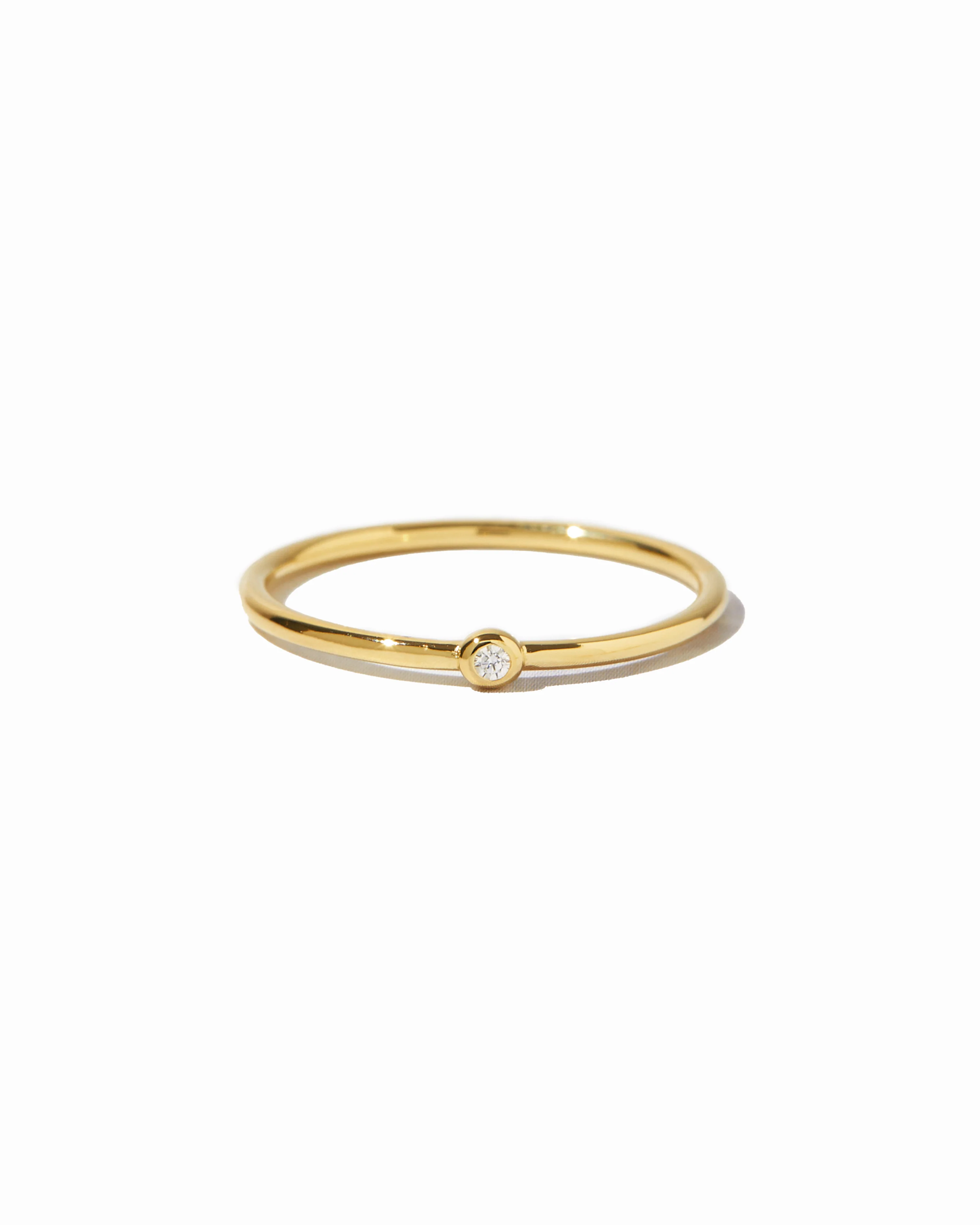Tiny Solitaire Stacking Ring