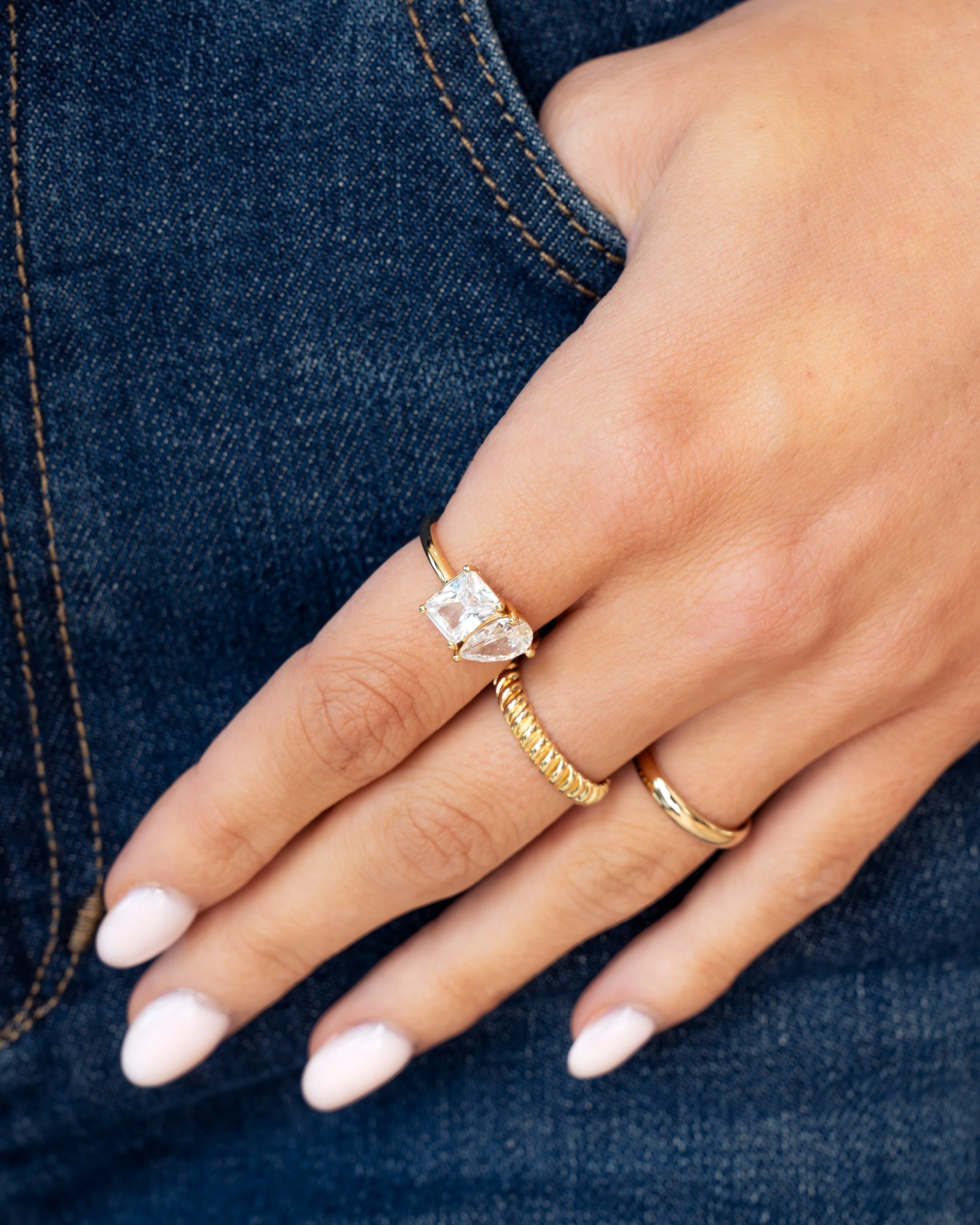 Toi et Moi Diamond Ring - Image 10