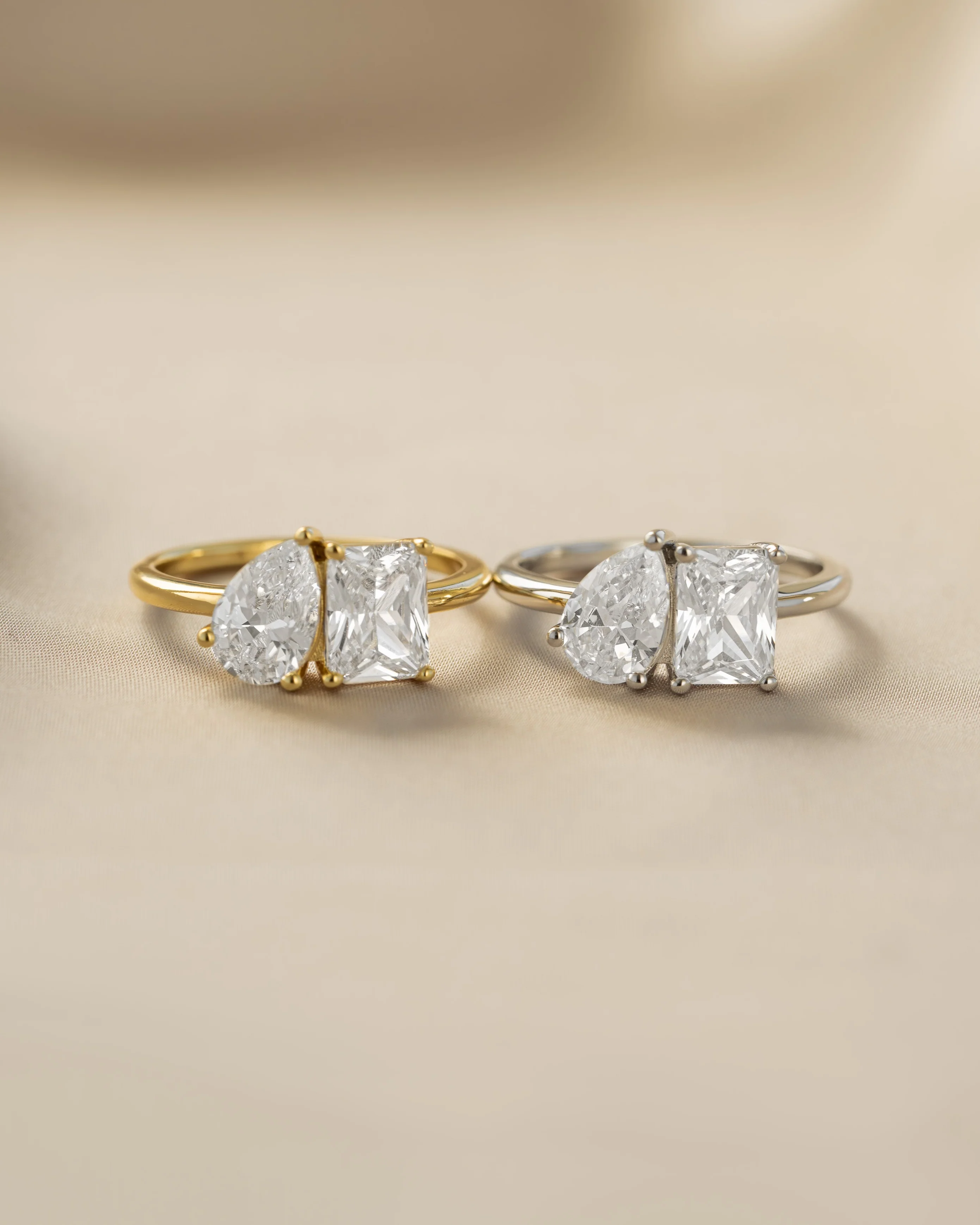 Toi et Moi Diamond Ring - Image 3