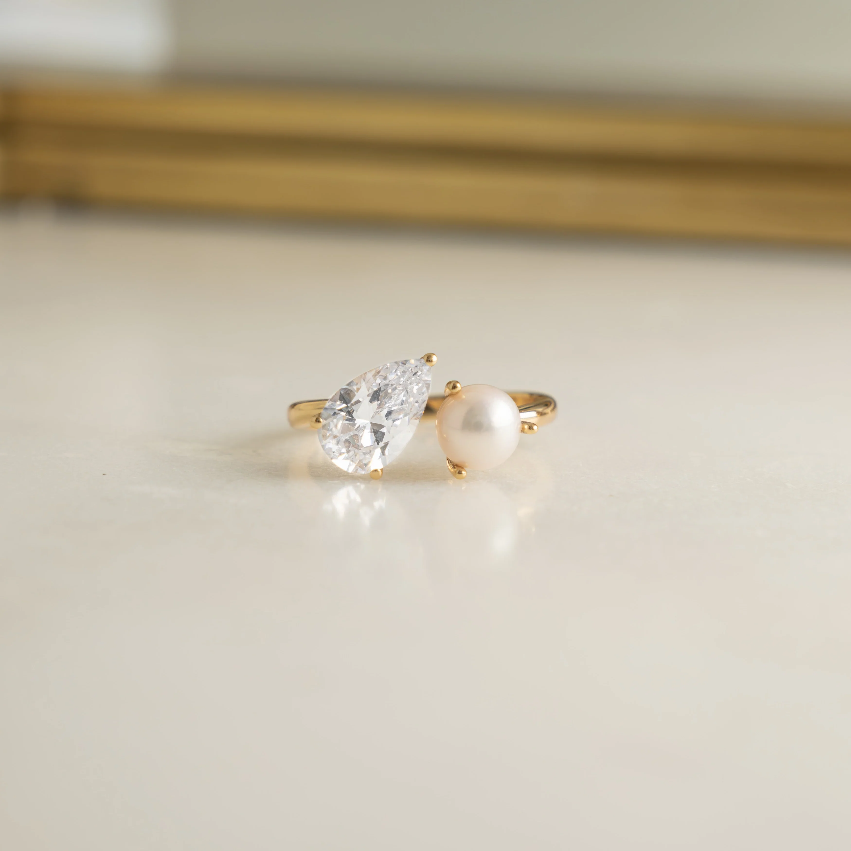 Toi et Moi Pearl Ring - Image 9
