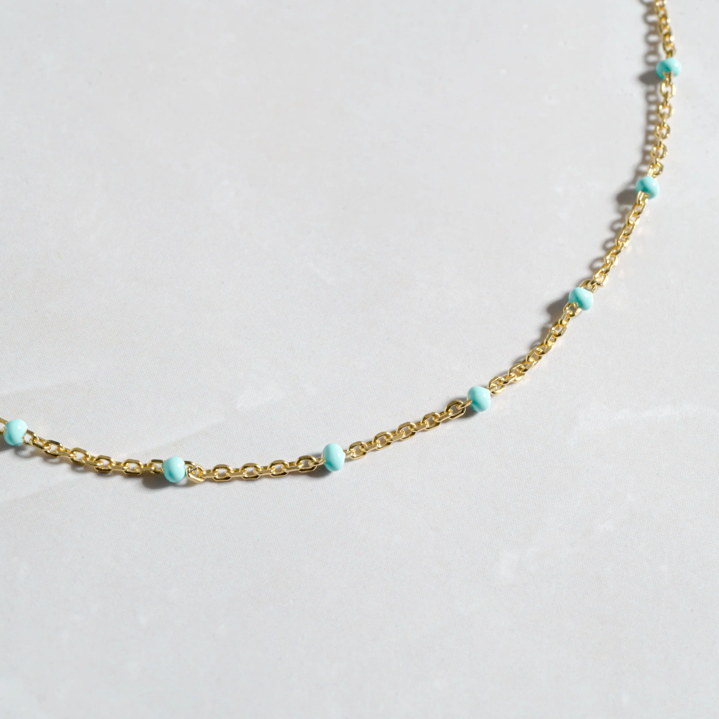 Turquoise Beaded Anklet - Image 6