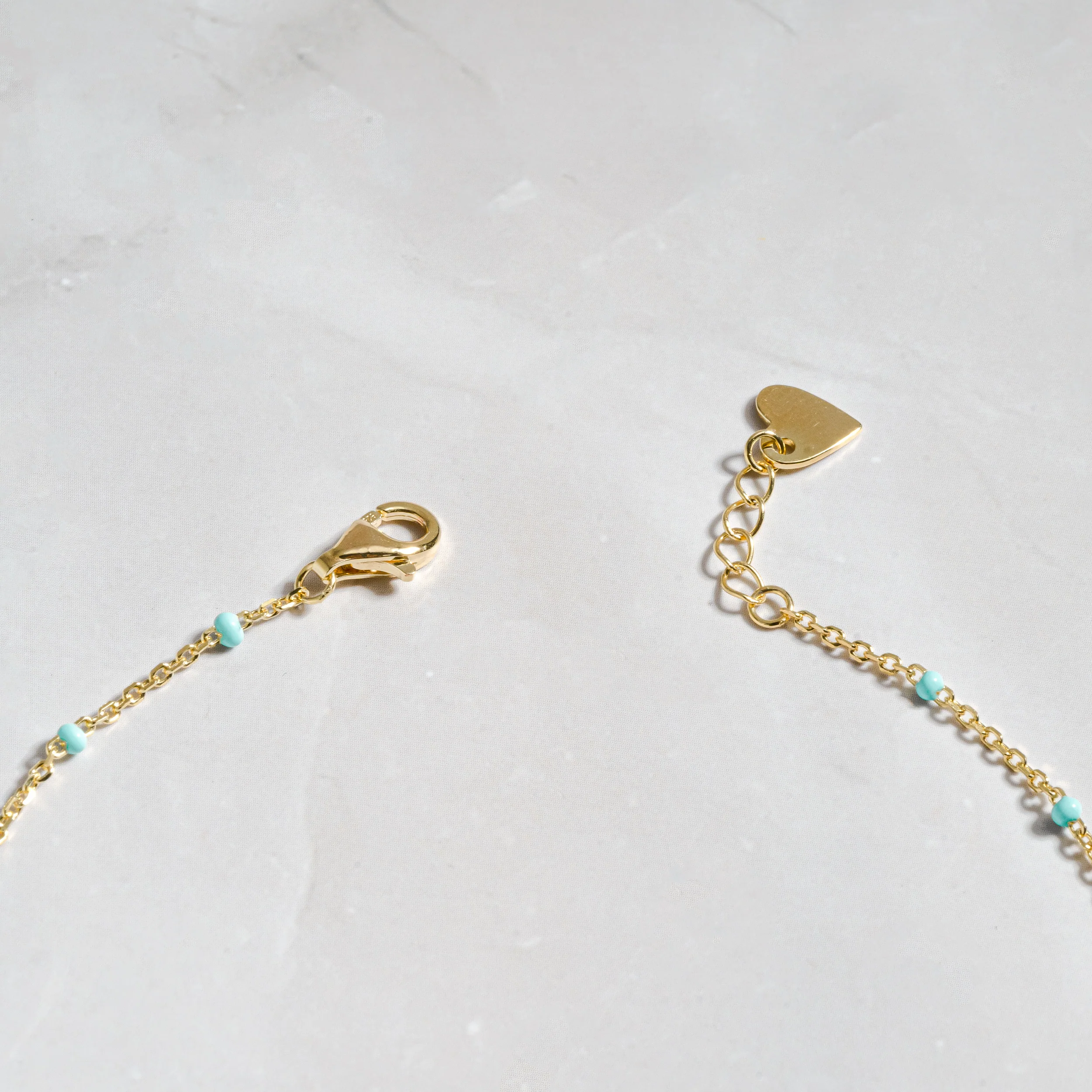 Turquoise Beaded Anklet - Image 7