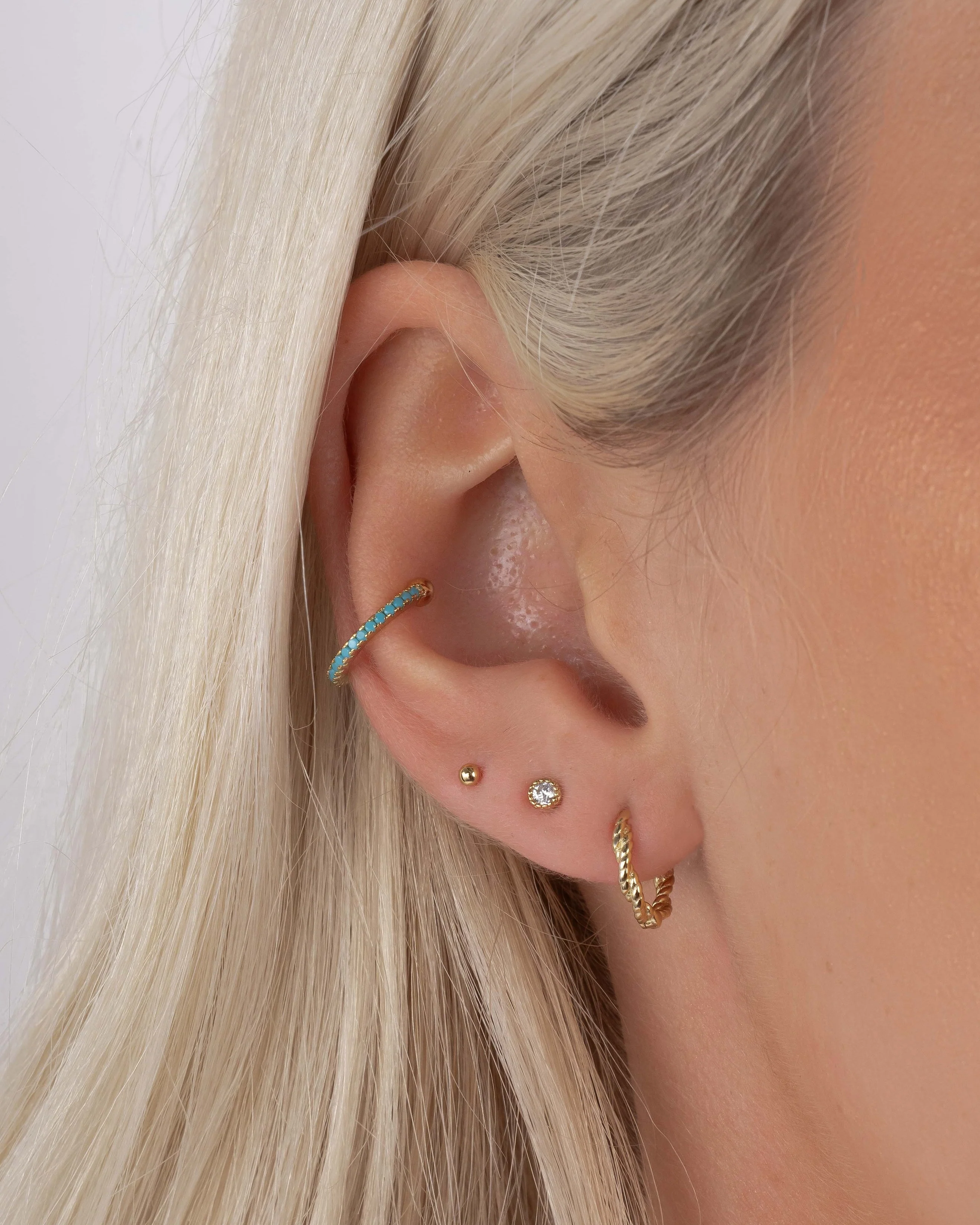 Turquoise Ear Cuff - Image 2