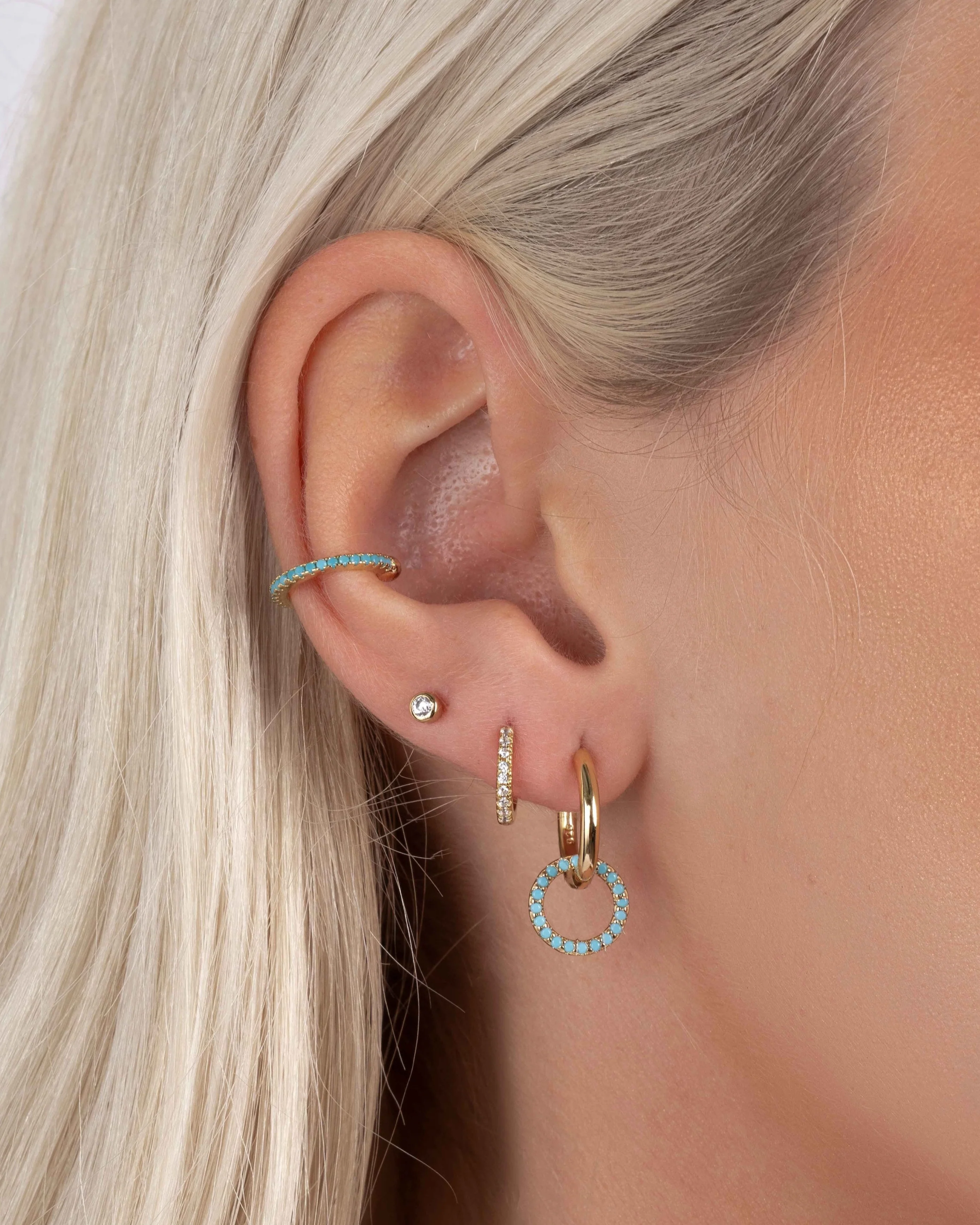 Turquoise Ear Cuff - Image 4